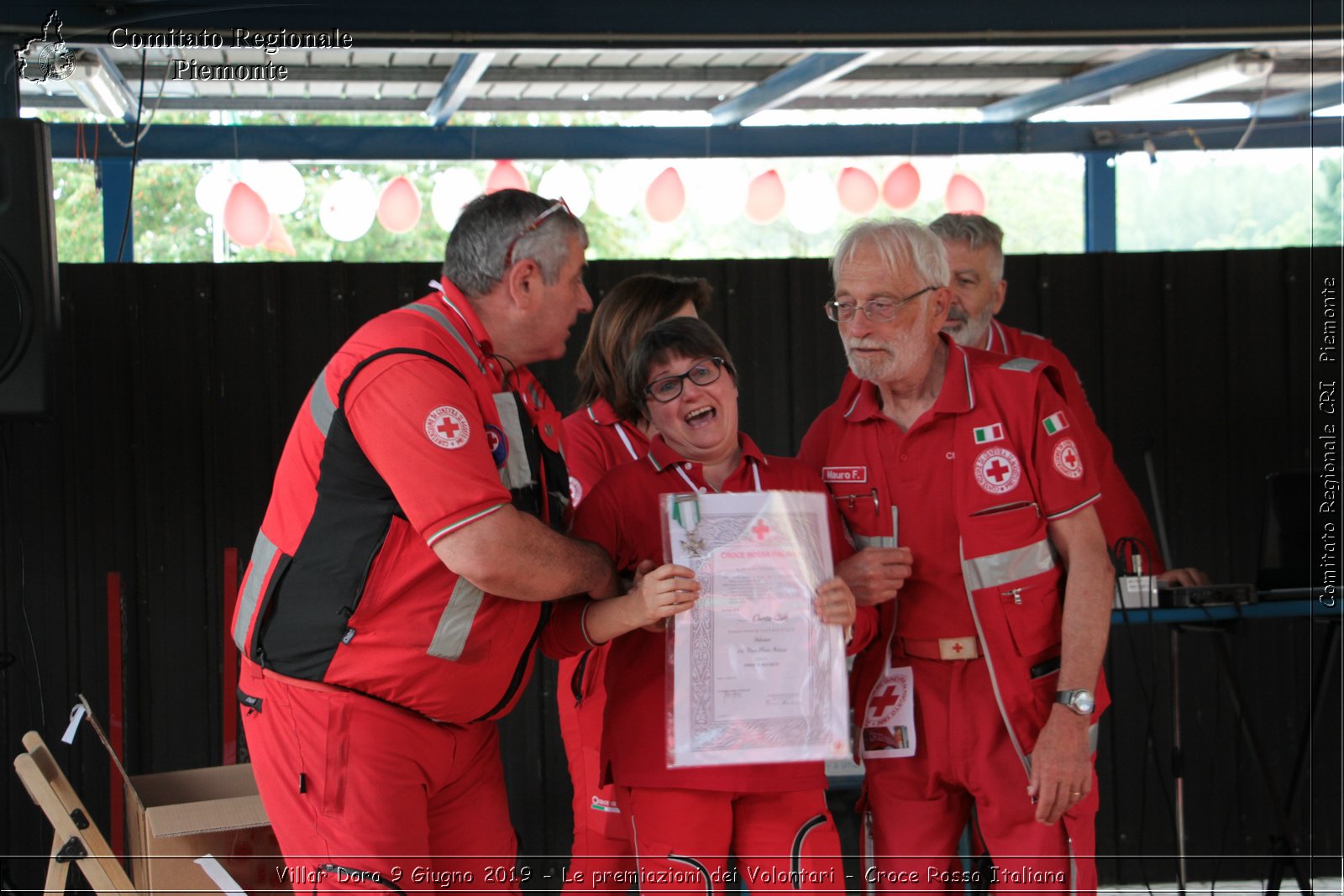 Villar Dora 9 Giugno 2019 - Le premiazioni dei Volontari - Croce Rossa Italiana - Comitato Regionale del Piemonte