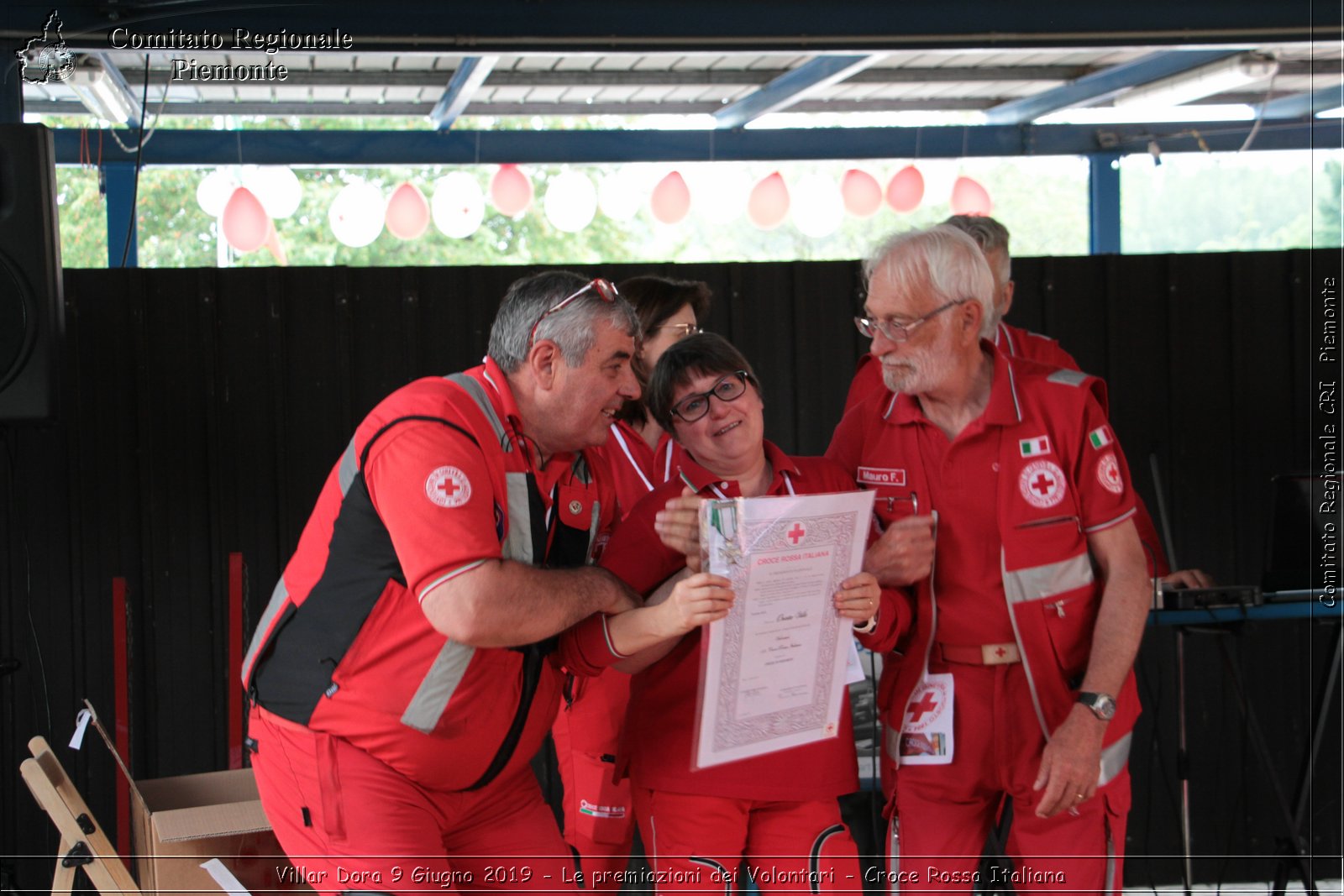 Villar Dora 9 Giugno 2019 - Le premiazioni dei Volontari - Croce Rossa Italiana - Comitato Regionale del Piemonte