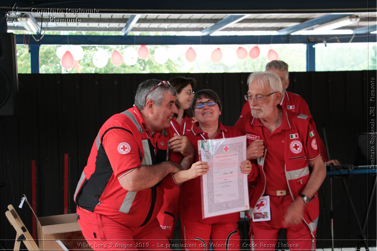 Villar Dora 9 Giugno 2019 - Le premiazioni dei Volontari - Croce Rossa Italiana - Comitato Regionale del Piemonte