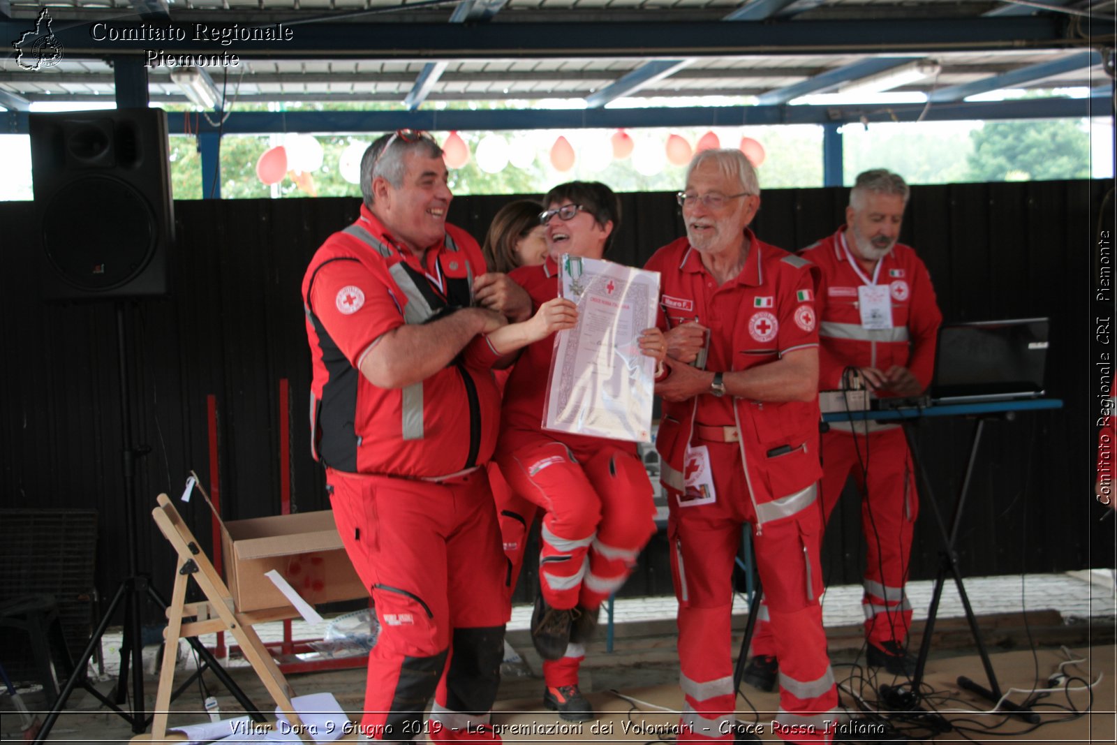 Villar Dora 9 Giugno 2019 - Le premiazioni dei Volontari - Croce Rossa Italiana - Comitato Regionale del Piemonte