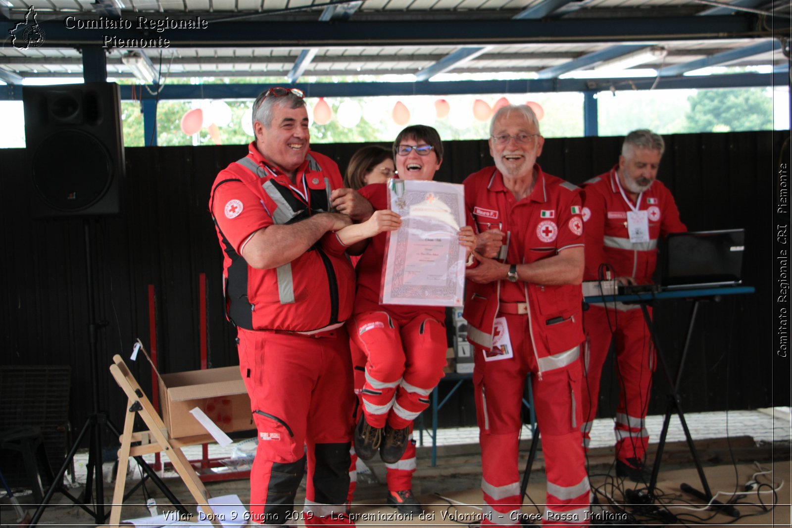 Villar Dora 9 Giugno 2019 - Le premiazioni dei Volontari - Croce Rossa Italiana - Comitato Regionale del Piemonte