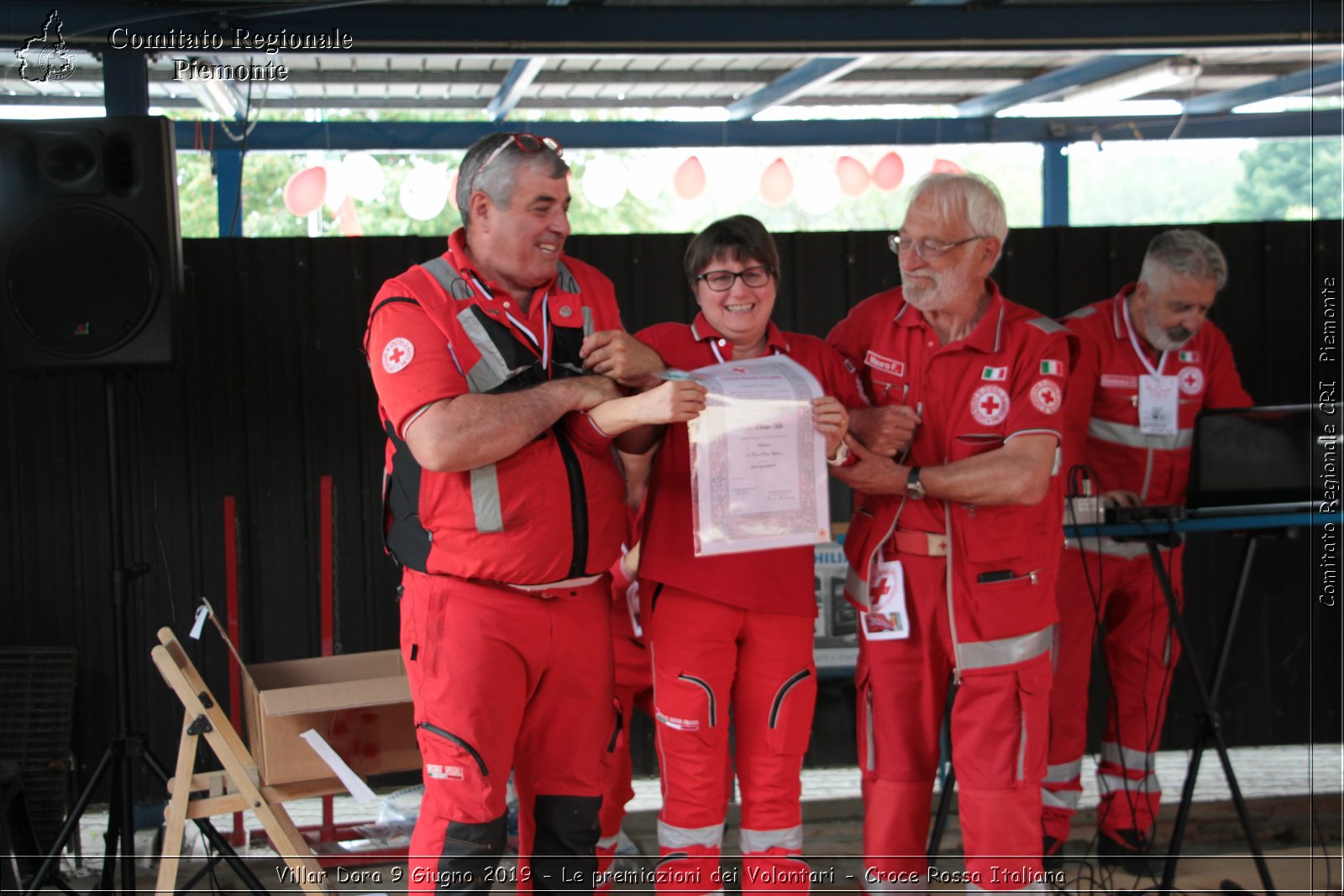 Villar Dora 9 Giugno 2019 - Le premiazioni dei Volontari - Croce Rossa Italiana - Comitato Regionale del Piemonte