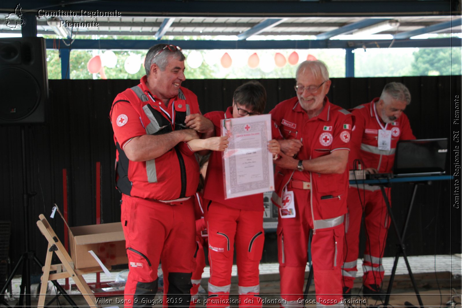 Villar Dora 9 Giugno 2019 - Le premiazioni dei Volontari - Croce Rossa Italiana - Comitato Regionale del Piemonte