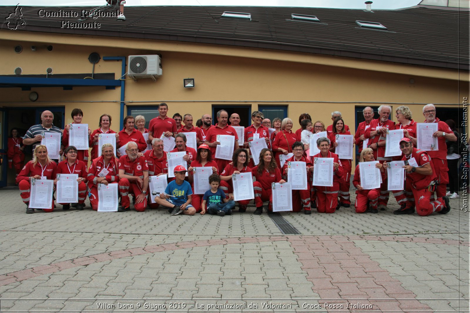 Villar Dora 9 Giugno 2019 - Le premiazioni dei Volontari - Croce Rossa Italiana - Comitato Regionale del Piemonte