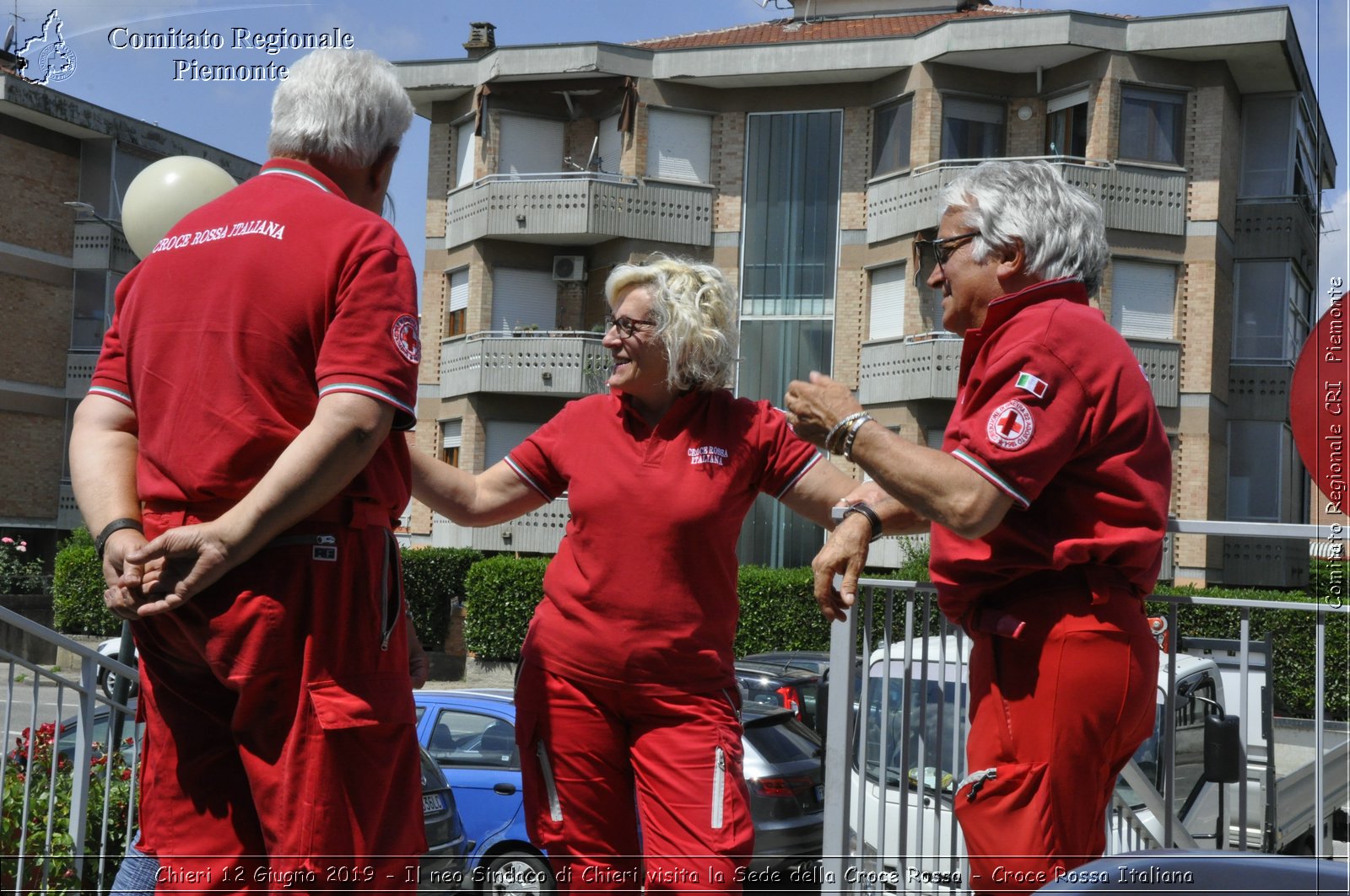 Chieri 12 Giugno 2019 - Il neo Sindaco di Chieri visita la Sede della Croce Rossa - Croce Rossa Italiana - Comitato Regionale del Piemonte