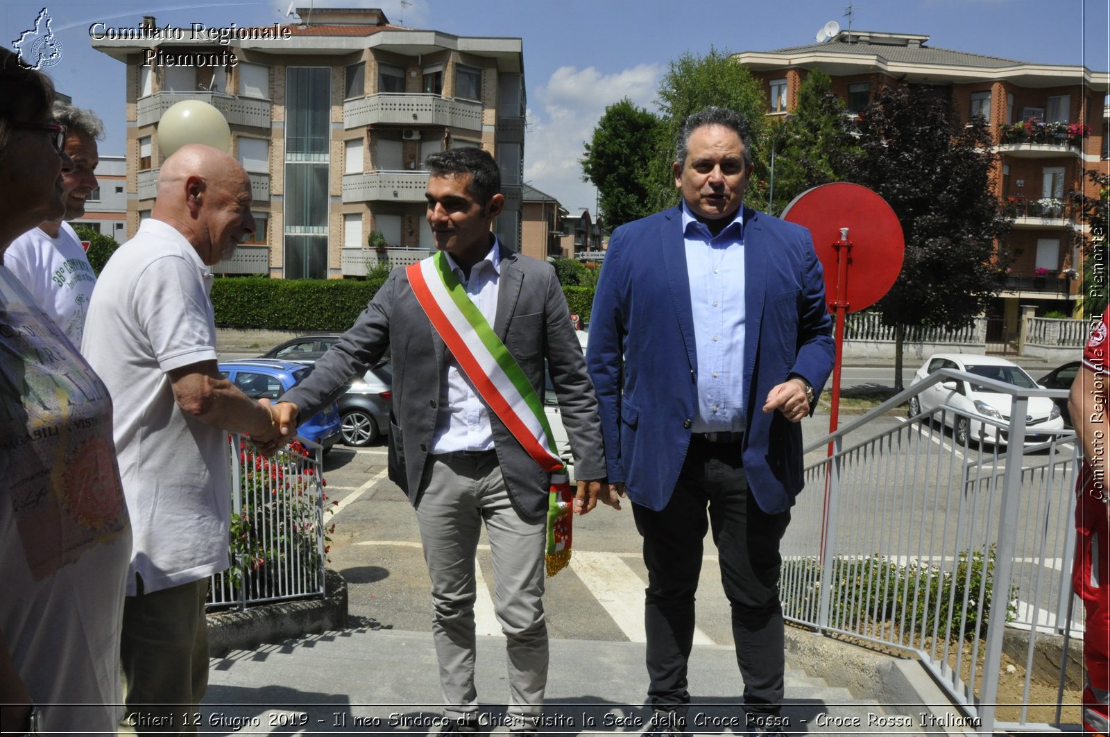 Chieri 12 Giugno 2019 - Il neo Sindaco di Chieri visita la Sede della Croce Rossa - Croce Rossa Italiana - Comitato Regionale del Piemonte