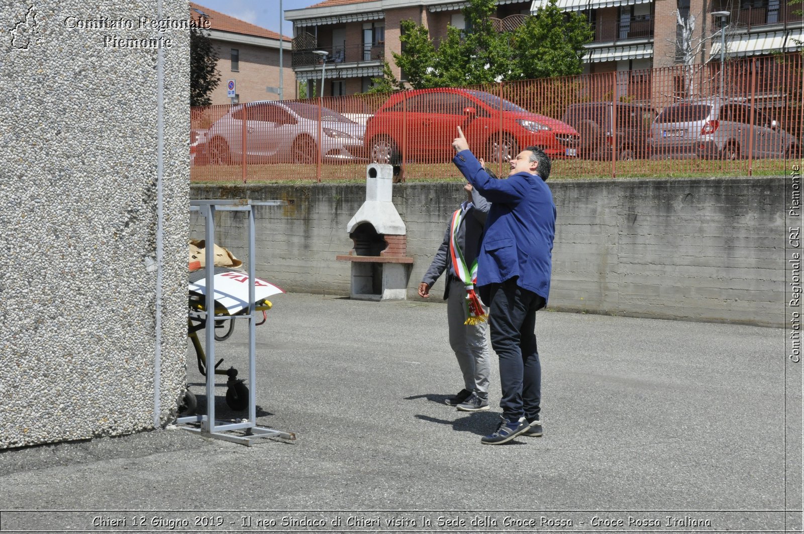 Chieri 12 Giugno 2019 - Il neo Sindaco di Chieri visita la Sede della Croce Rossa - Croce Rossa Italiana - Comitato Regionale del Piemonte