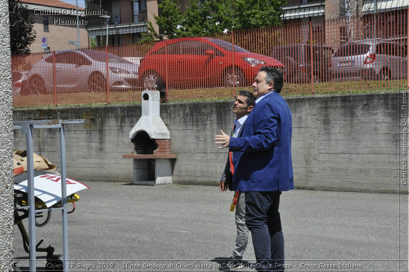 Chieri 12 Giugno 2019 - Il neo Sindaco di Chieri visita la Sede della Croce Rossa - Croce Rossa Italiana - Comitato Regionale del Piemonte