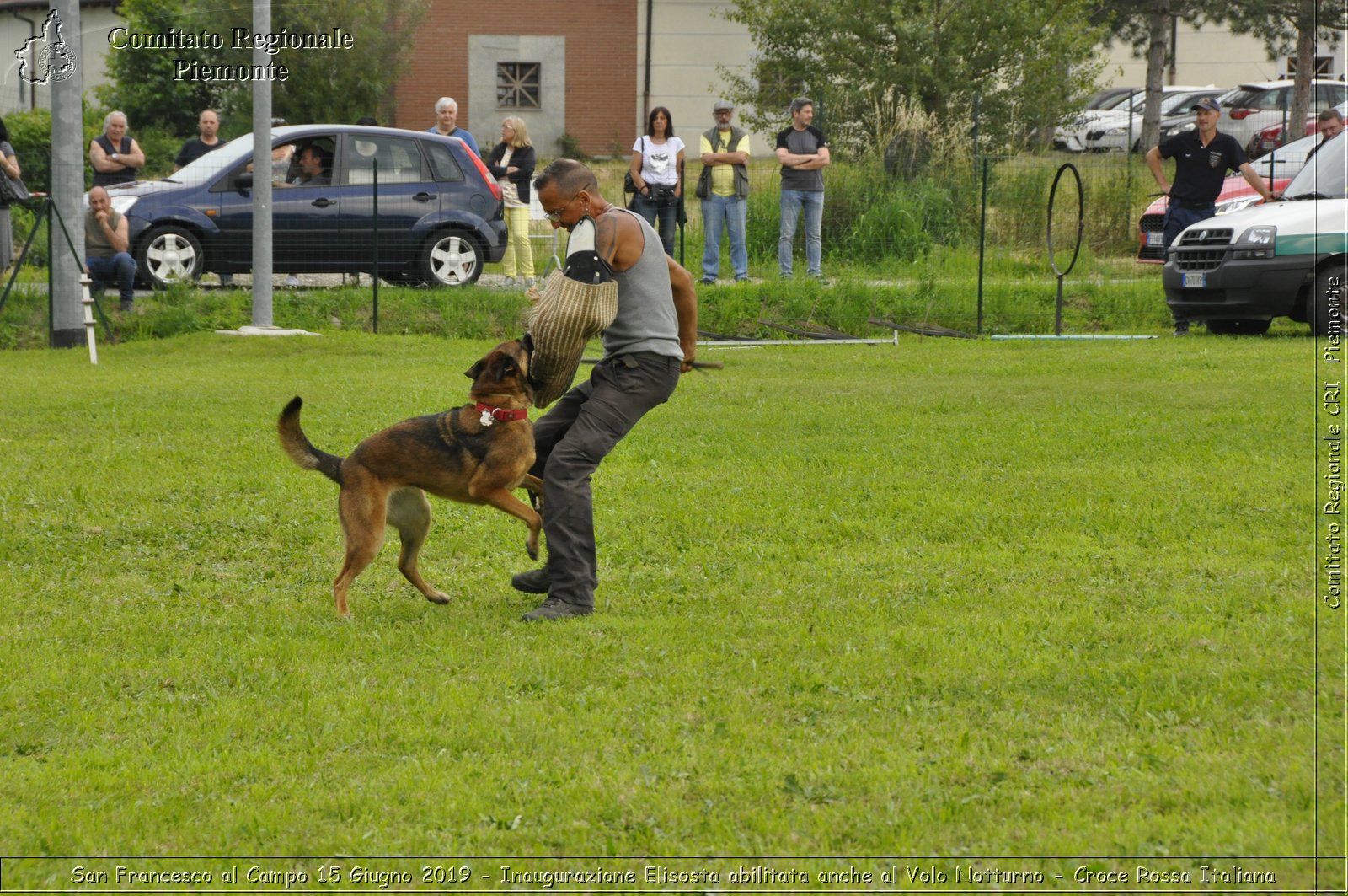 San Francesco al Campo 15 Giugno 2019 - Inaugurazione Elisosta abilitata anche al Volo Notturno - Croce Rossa Italiana - Comitato Regionale del Piemonte