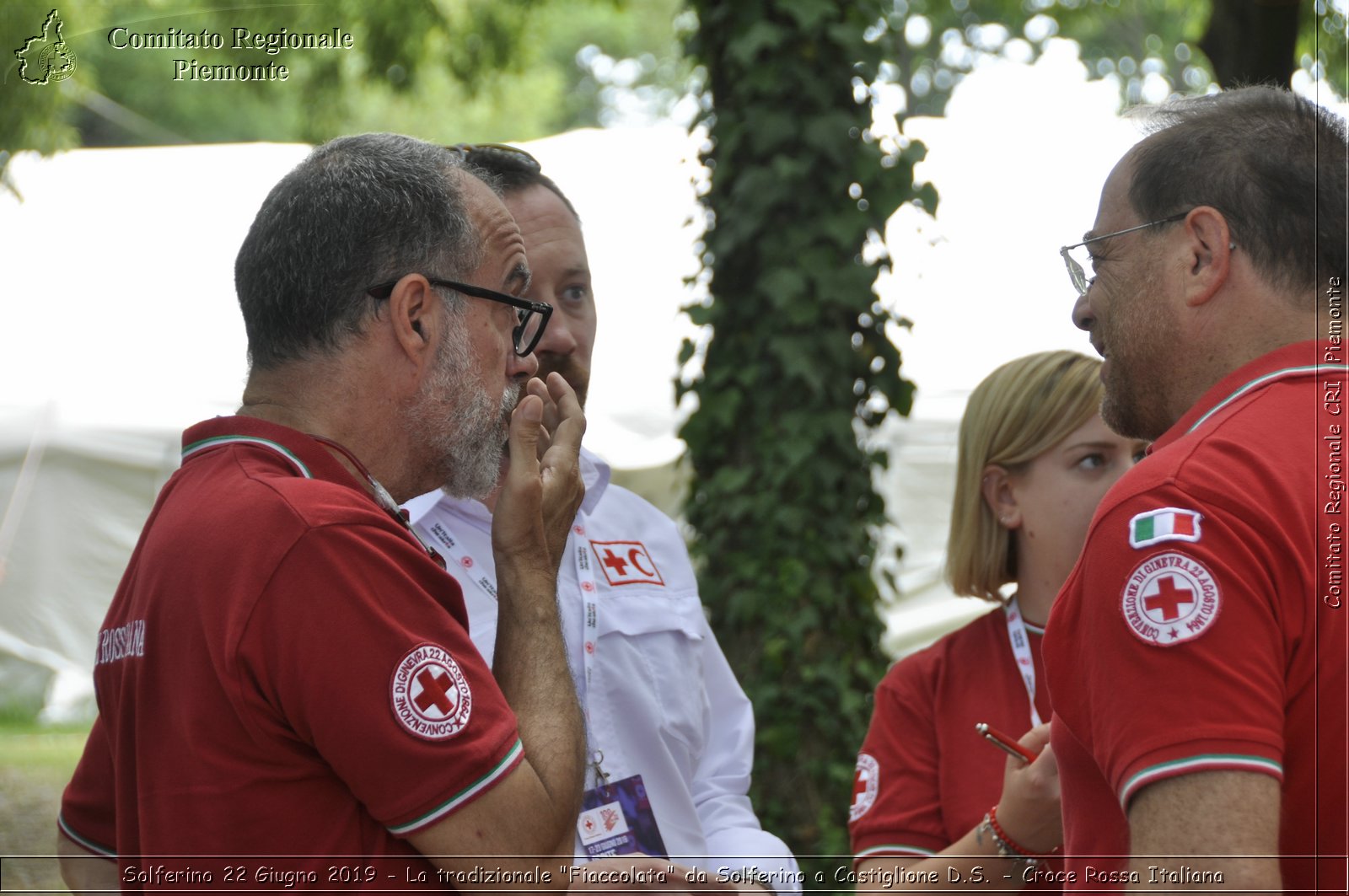 Solferino 22 Giugno 2019 - La tradizionale "Fiaccolata" da Solferino a Castiglione D.S. - Croce Rossa Italiana - Comitato Regionale del Piemonte