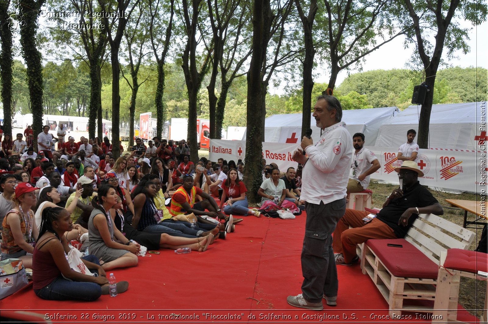 Solferino 22 Giugno 2019 - La tradizionale "Fiaccolata" da Solferino a Castiglione D.S. - Croce Rossa Italiana - Comitato Regionale del Piemonte