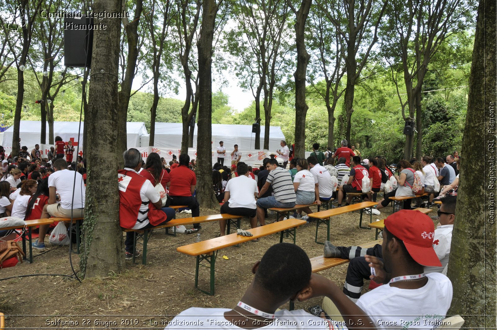 Solferino 22 Giugno 2019 - La tradizionale "Fiaccolata" da Solferino a Castiglione D.S. - Croce Rossa Italiana - Comitato Regionale del Piemonte