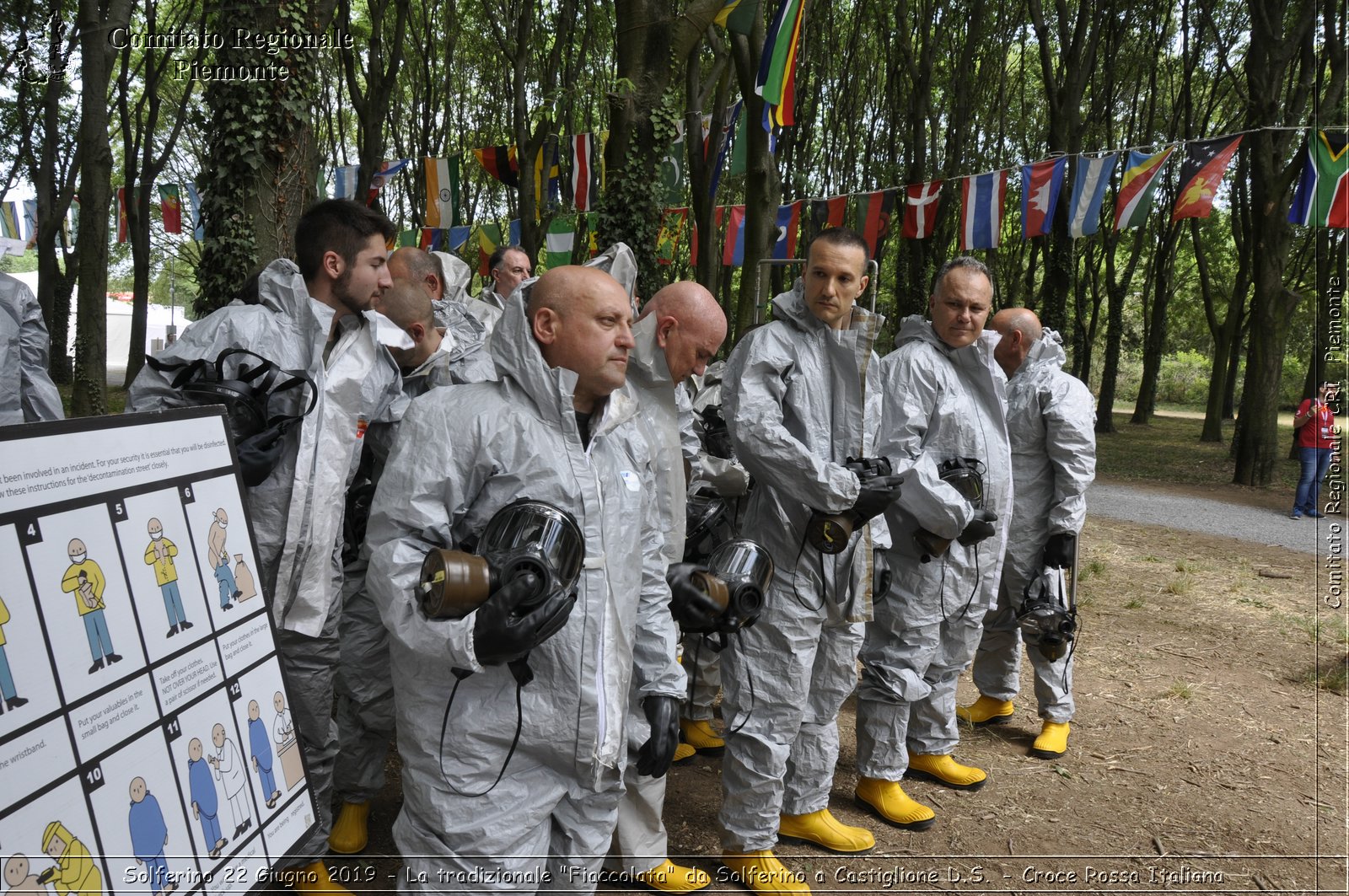 Solferino 22 Giugno 2019 - La tradizionale "Fiaccolata" da Solferino a Castiglione D.S. - Croce Rossa Italiana - Comitato Regionale del Piemonte