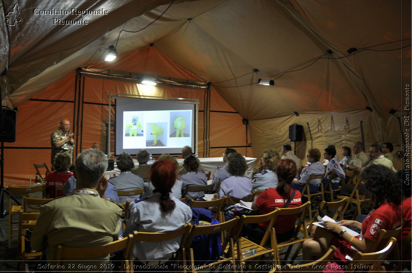 Solferino 22 Giugno 2019 - La tradizionale "Fiaccolata" da Solferino a Castiglione D.S. - Croce Rossa Italiana - Comitato Regionale del Piemonte