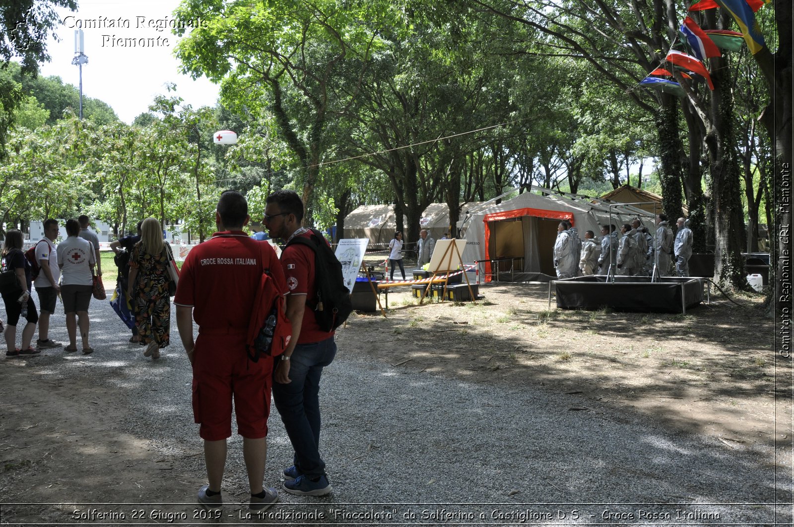 Solferino 22 Giugno 2019 - La tradizionale "Fiaccolata" da Solferino a Castiglione D.S. - Croce Rossa Italiana - Comitato Regionale del Piemonte