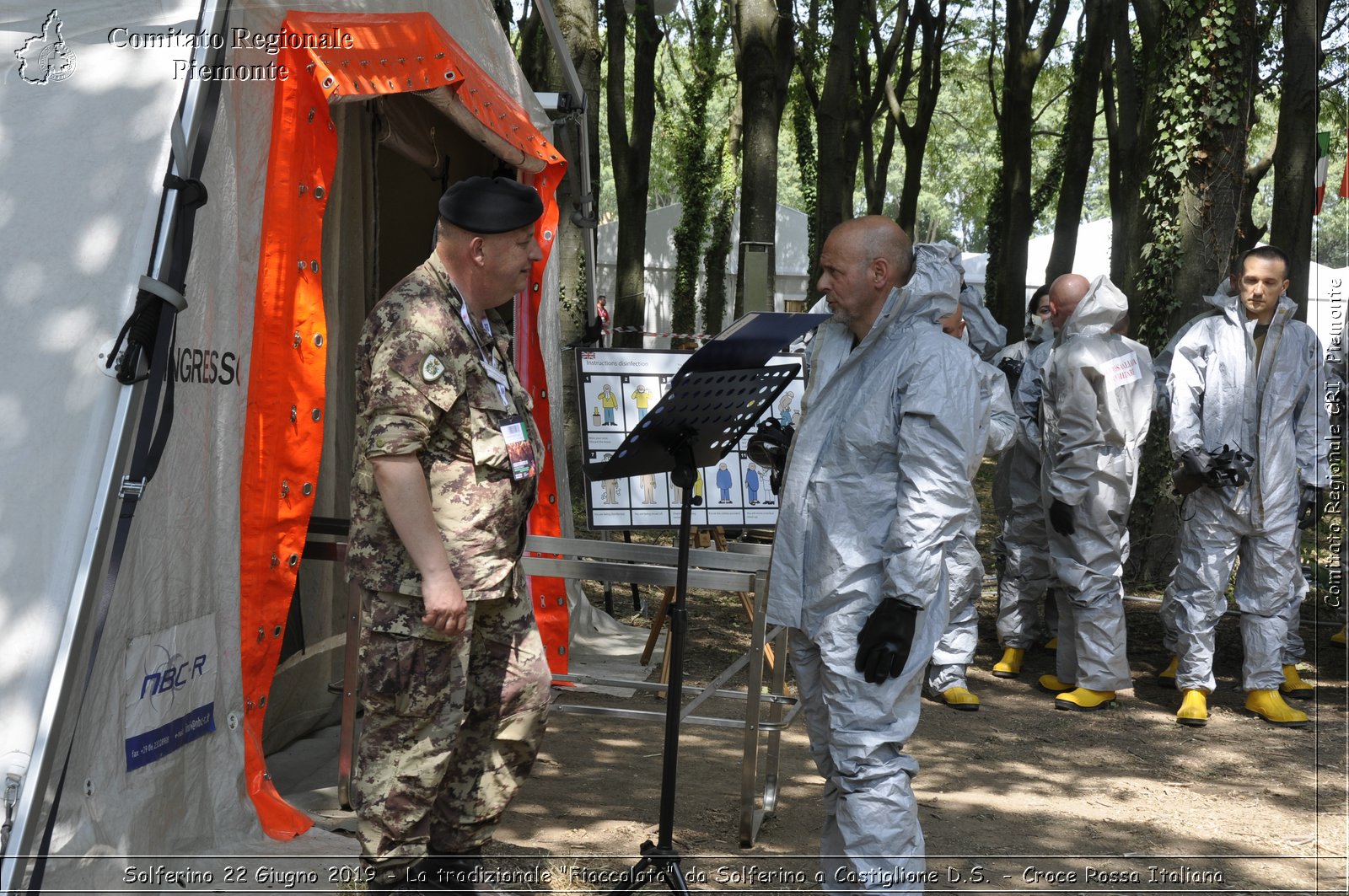 Solferino 22 Giugno 2019 - La tradizionale "Fiaccolata" da Solferino a Castiglione D.S. - Croce Rossa Italiana - Comitato Regionale del Piemonte