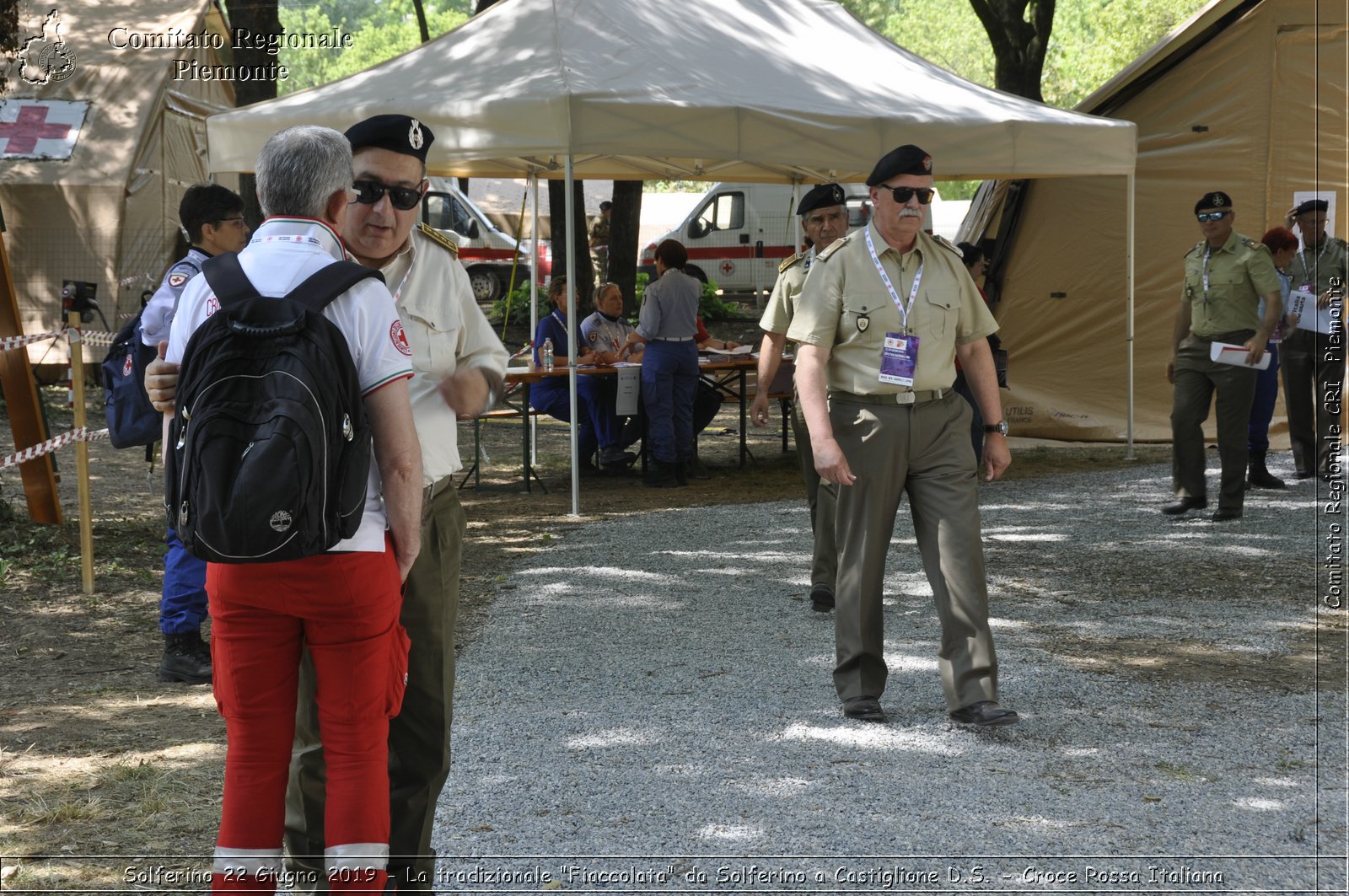 Solferino 22 Giugno 2019 - La tradizionale "Fiaccolata" da Solferino a Castiglione D.S. - Croce Rossa Italiana - Comitato Regionale del Piemonte