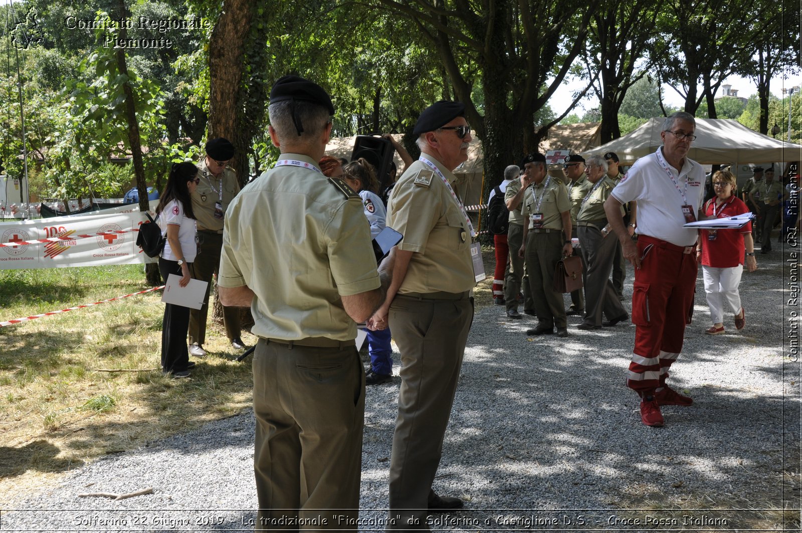 Solferino 22 Giugno 2019 - La tradizionale "Fiaccolata" da Solferino a Castiglione D.S. - Croce Rossa Italiana - Comitato Regionale del Piemonte