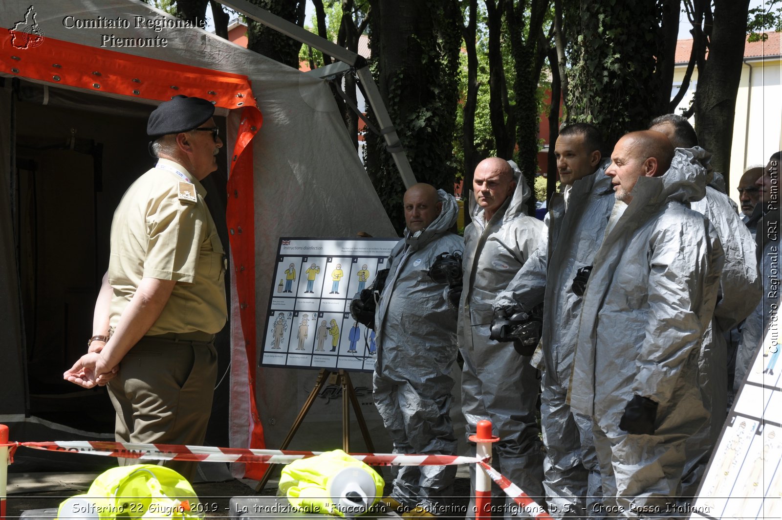 Solferino 22 Giugno 2019 - La tradizionale "Fiaccolata" da Solferino a Castiglione D.S. - Croce Rossa Italiana - Comitato Regionale del Piemonte