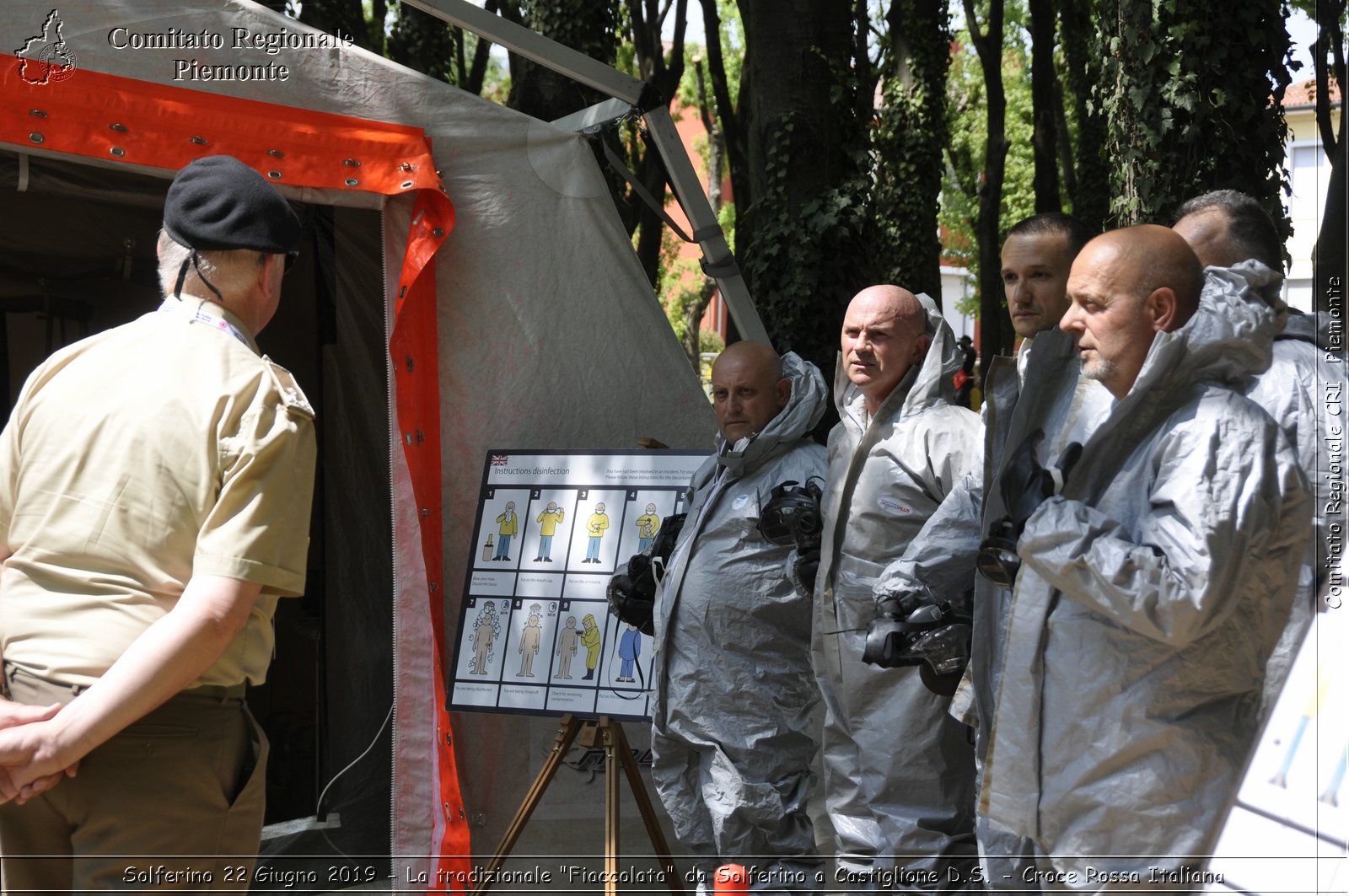 Solferino 22 Giugno 2019 - La tradizionale "Fiaccolata" da Solferino a Castiglione D.S. - Croce Rossa Italiana - Comitato Regionale del Piemonte