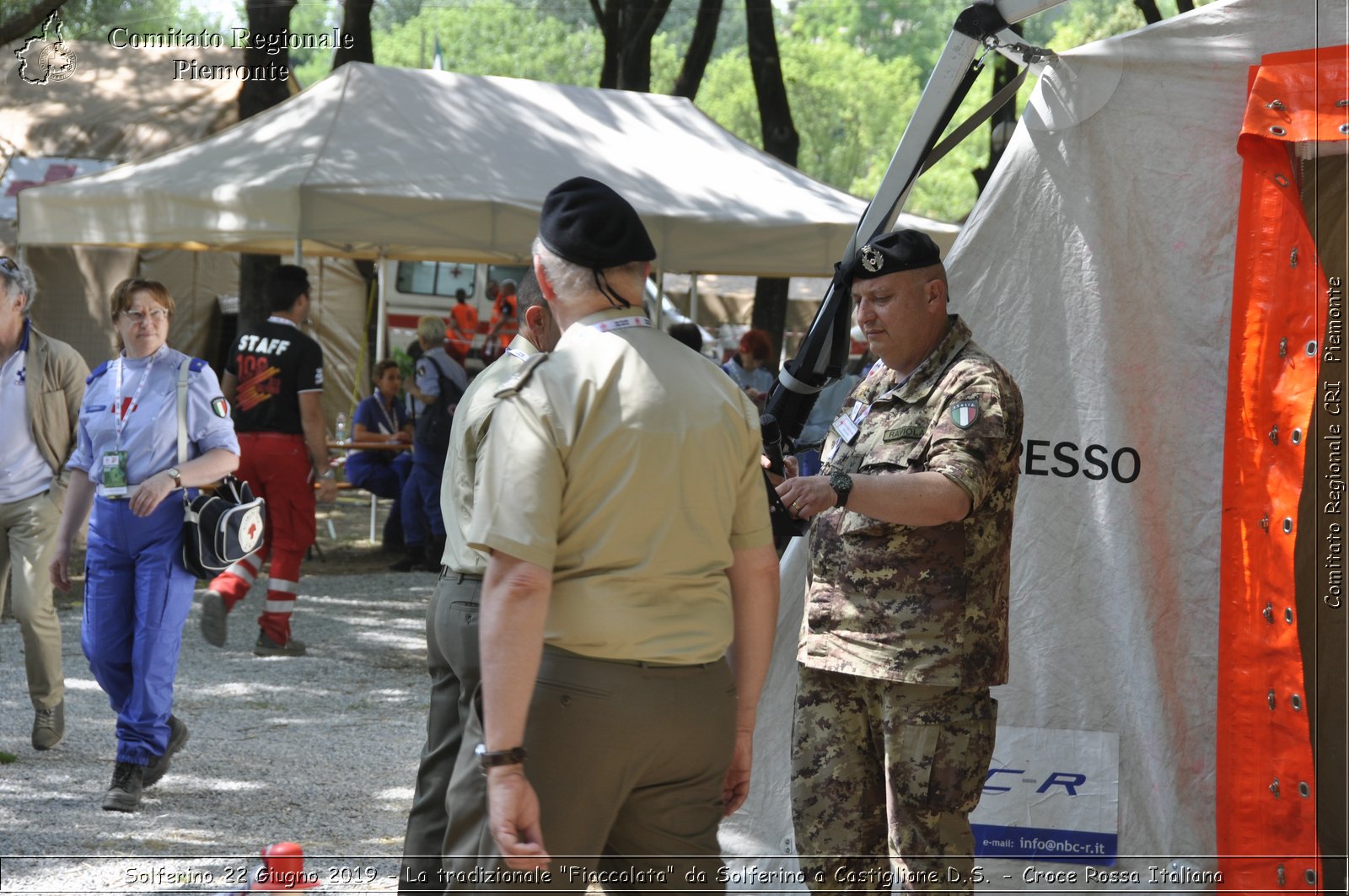 Solferino 22 Giugno 2019 - La tradizionale "Fiaccolata" da Solferino a Castiglione D.S. - Croce Rossa Italiana - Comitato Regionale del Piemonte