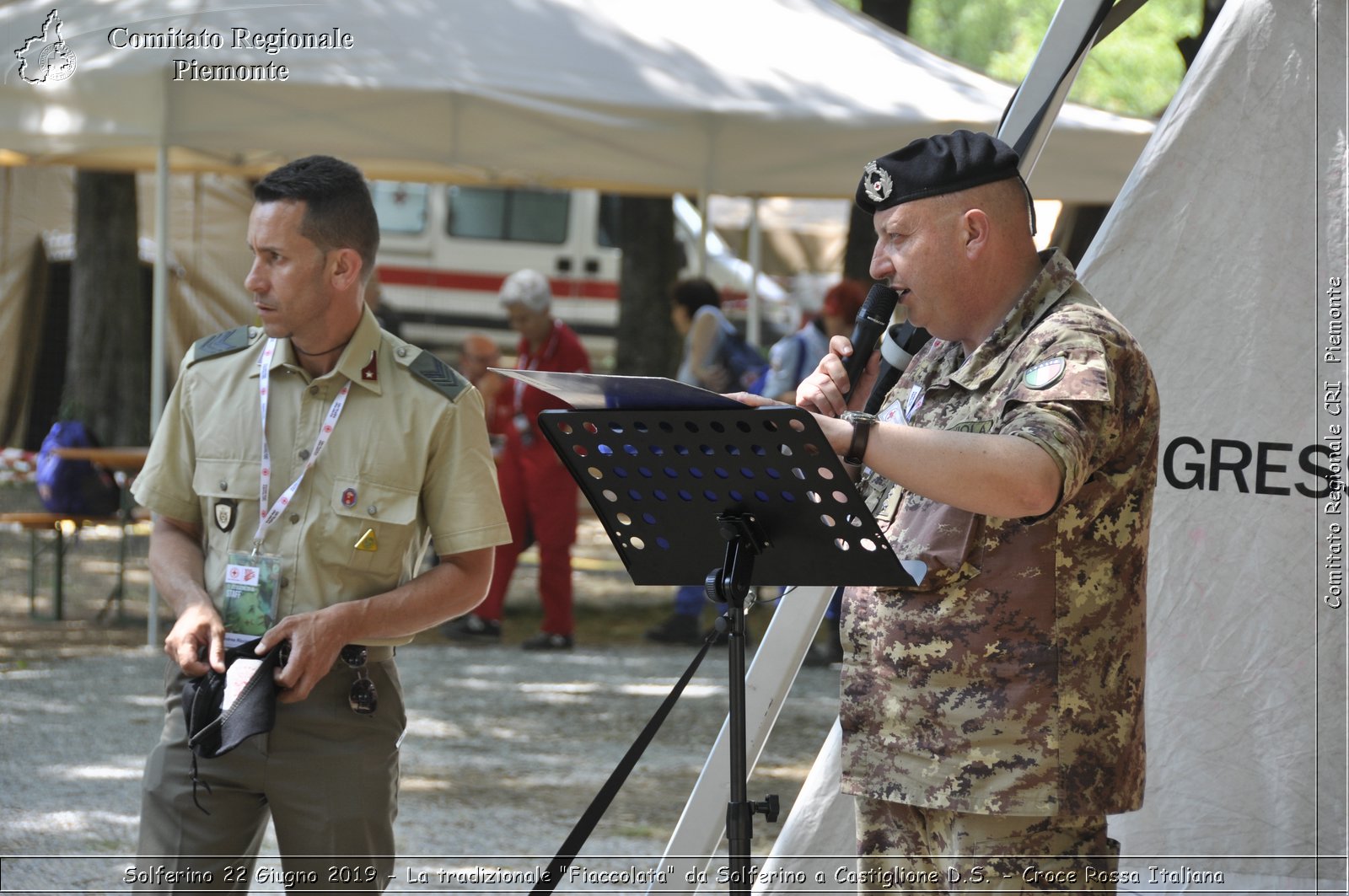 Solferino 22 Giugno 2019 - La tradizionale "Fiaccolata" da Solferino a Castiglione D.S. - Croce Rossa Italiana - Comitato Regionale del Piemonte