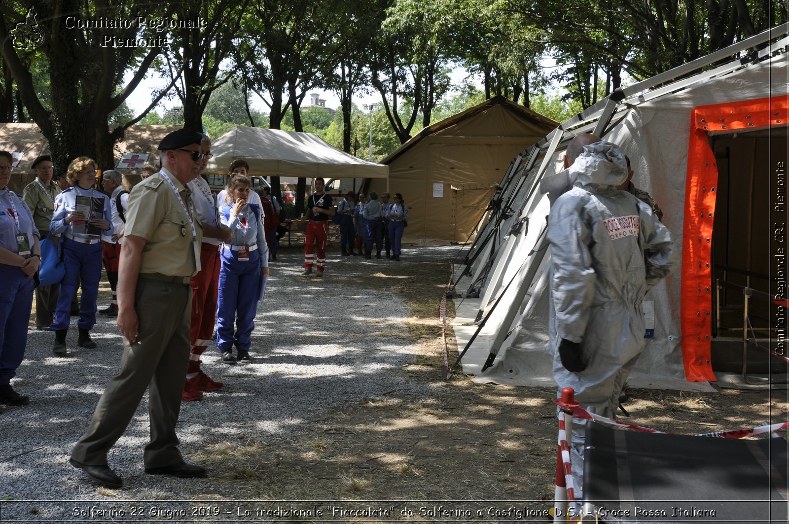 Solferino 22 Giugno 2019 - La tradizionale "Fiaccolata" da Solferino a Castiglione D.S. - Croce Rossa Italiana - Comitato Regionale del Piemonte