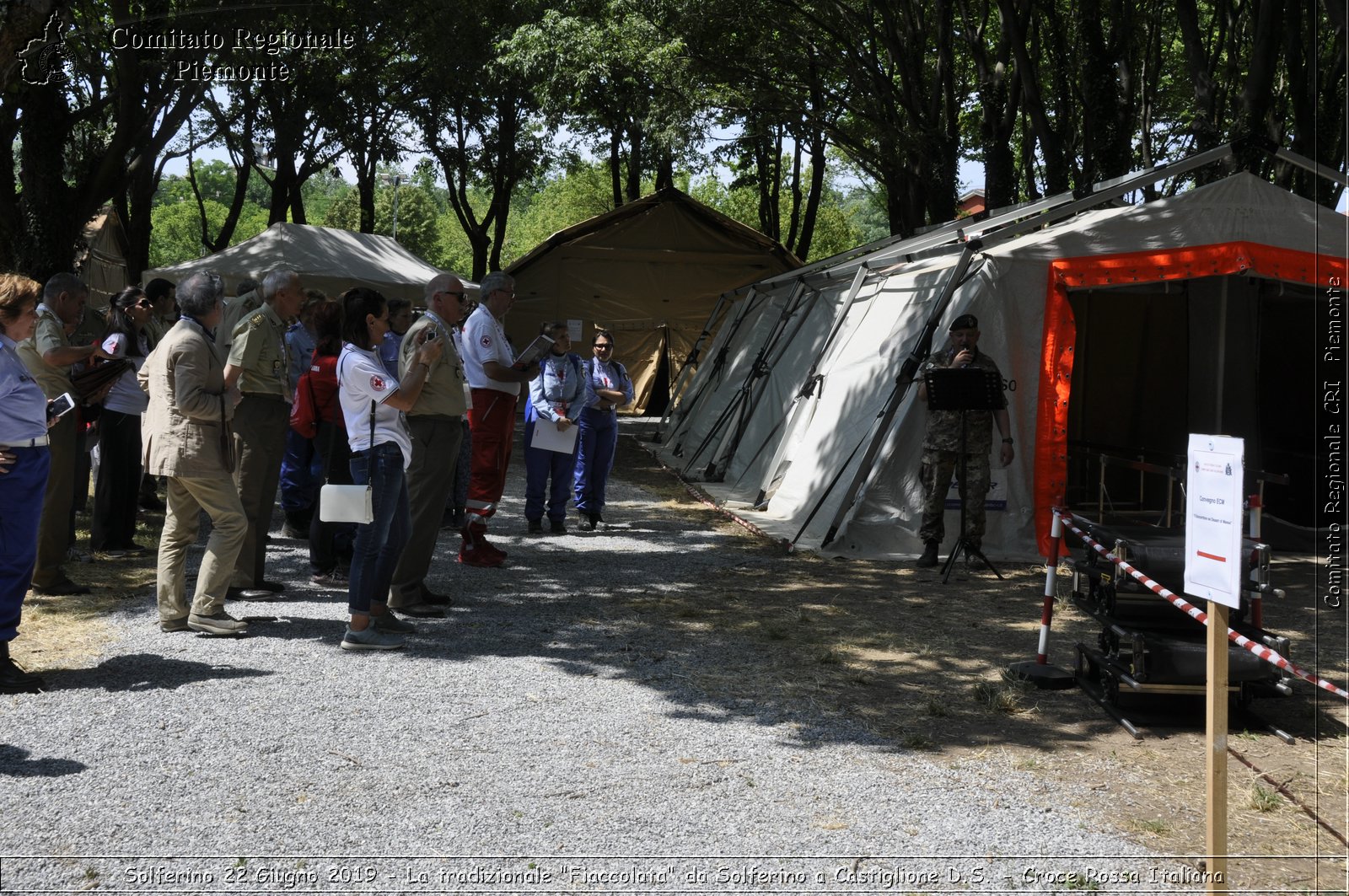 Solferino 22 Giugno 2019 - La tradizionale "Fiaccolata" da Solferino a Castiglione D.S. - Croce Rossa Italiana - Comitato Regionale del Piemonte