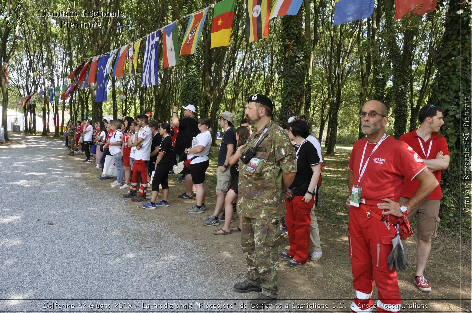 Solferino 22 Giugno 2019 - La tradizionale "Fiaccolata" da Solferino a Castiglione D.S. - Croce Rossa Italiana - Comitato Regionale del Piemonte