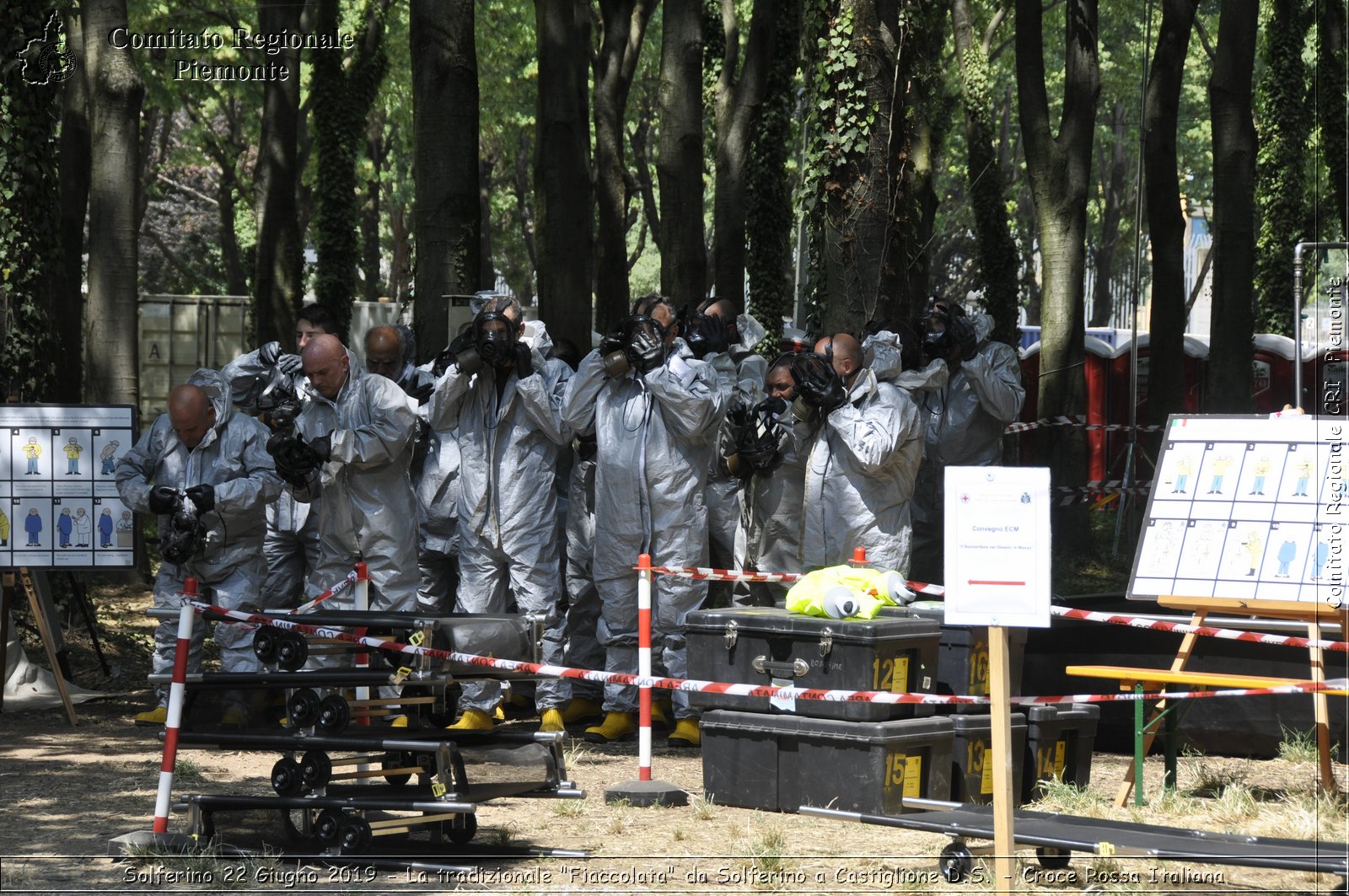 Solferino 22 Giugno 2019 - La tradizionale "Fiaccolata" da Solferino a Castiglione D.S. - Croce Rossa Italiana - Comitato Regionale del Piemonte