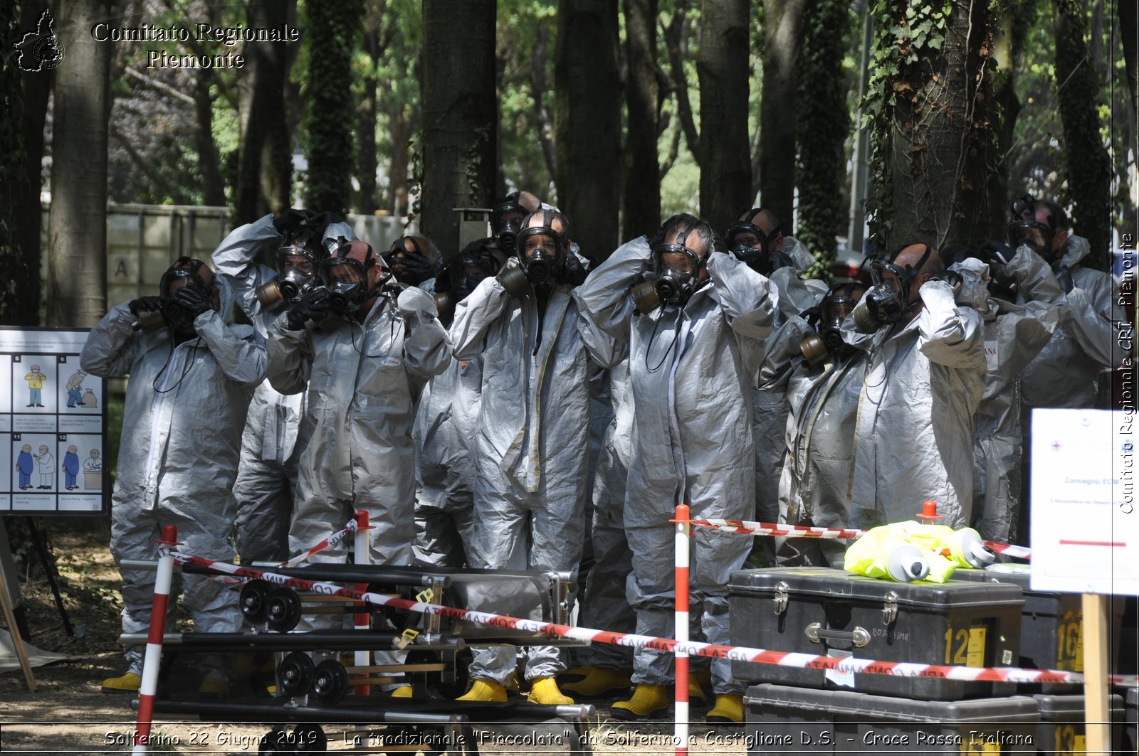 Solferino 22 Giugno 2019 - La tradizionale "Fiaccolata" da Solferino a Castiglione D.S. - Croce Rossa Italiana - Comitato Regionale del Piemonte