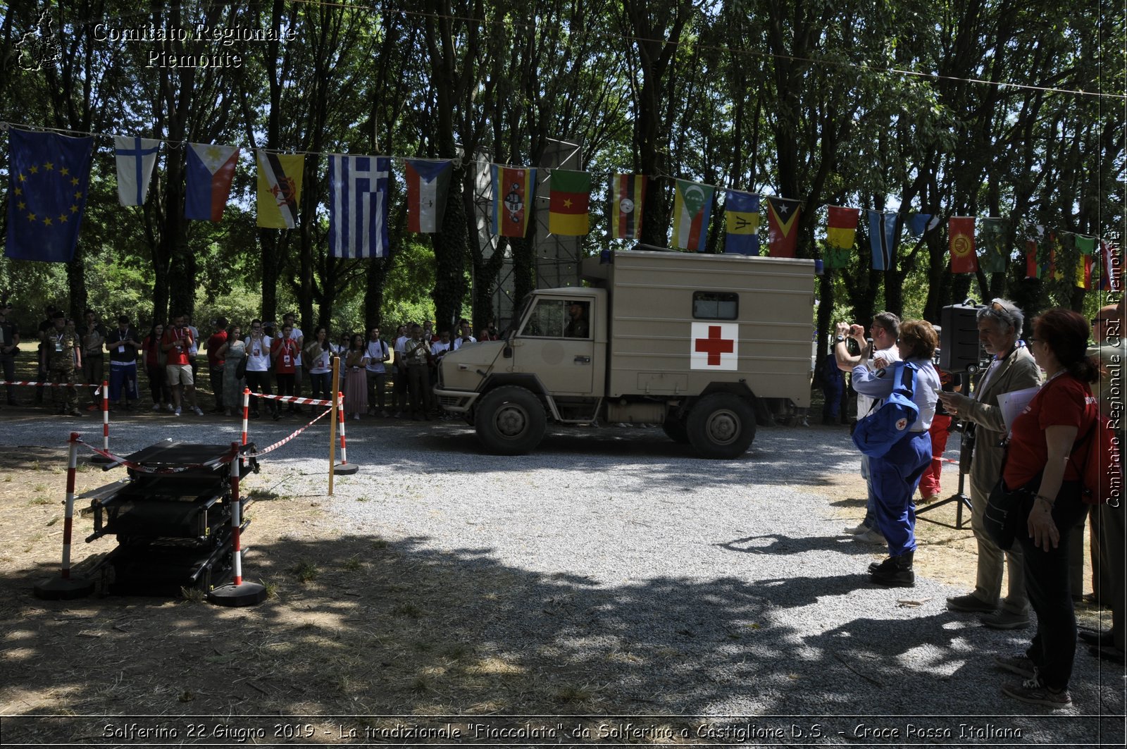 Solferino 22 Giugno 2019 - La tradizionale "Fiaccolata" da Solferino a Castiglione D.S. - Croce Rossa Italiana - Comitato Regionale del Piemonte