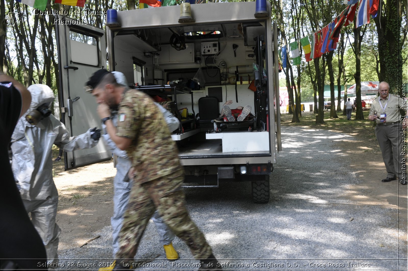 Solferino 22 Giugno 2019 - La tradizionale "Fiaccolata" da Solferino a Castiglione D.S. - Croce Rossa Italiana - Comitato Regionale del Piemonte