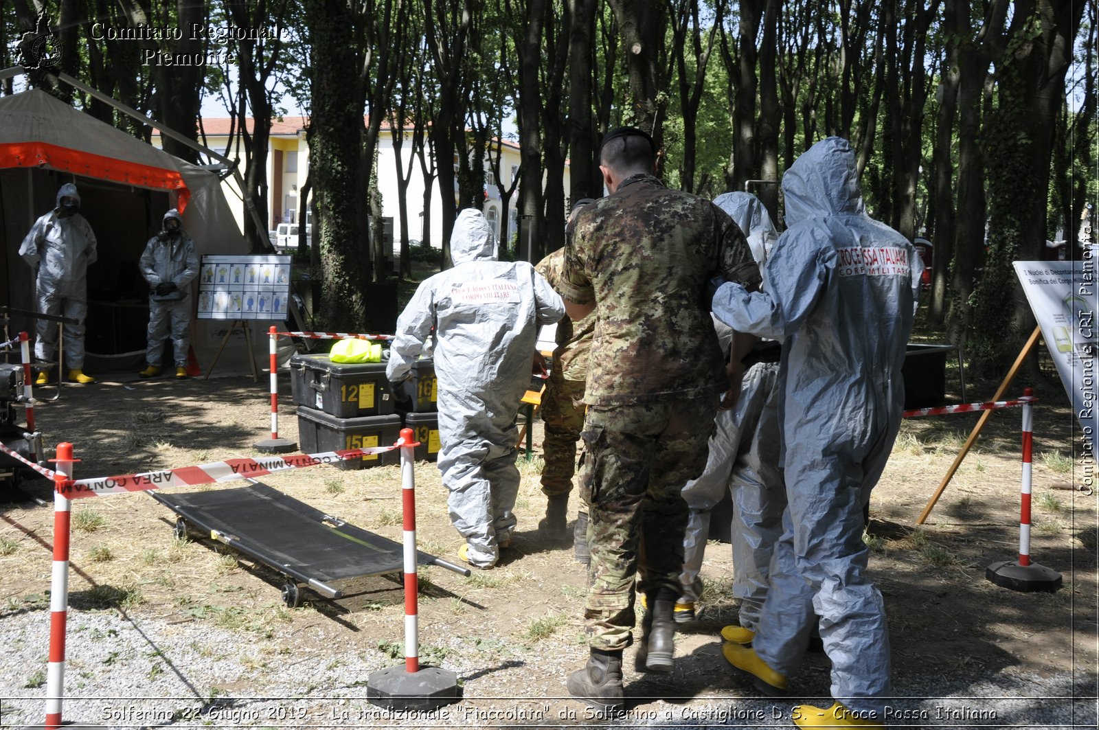 Solferino 22 Giugno 2019 - La tradizionale "Fiaccolata" da Solferino a Castiglione D.S. - Croce Rossa Italiana - Comitato Regionale del Piemonte