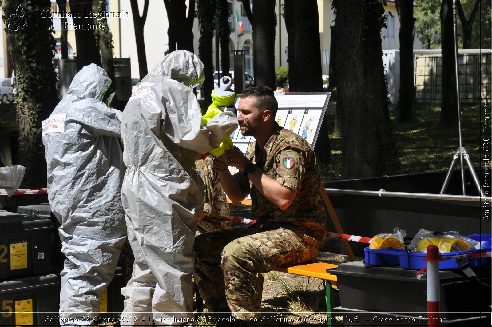 Solferino 22 Giugno 2019 - La tradizionale "Fiaccolata" da Solferino a Castiglione D.S. - Croce Rossa Italiana - Comitato Regionale del Piemonte