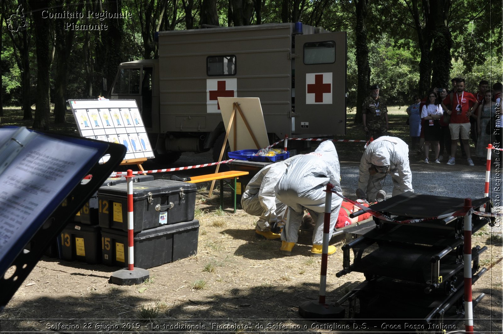 Solferino 22 Giugno 2019 - La tradizionale "Fiaccolata" da Solferino a Castiglione D.S. - Croce Rossa Italiana - Comitato Regionale del Piemonte