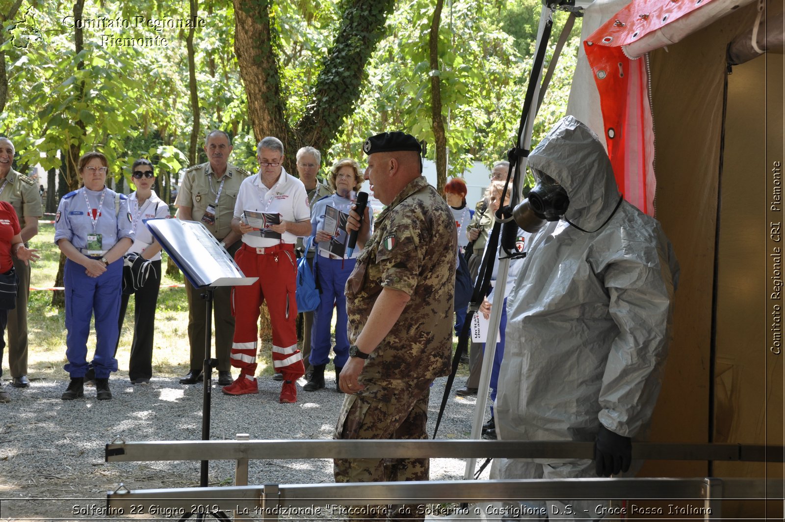 Solferino 22 Giugno 2019 - La tradizionale "Fiaccolata" da Solferino a Castiglione D.S. - Croce Rossa Italiana - Comitato Regionale del Piemonte