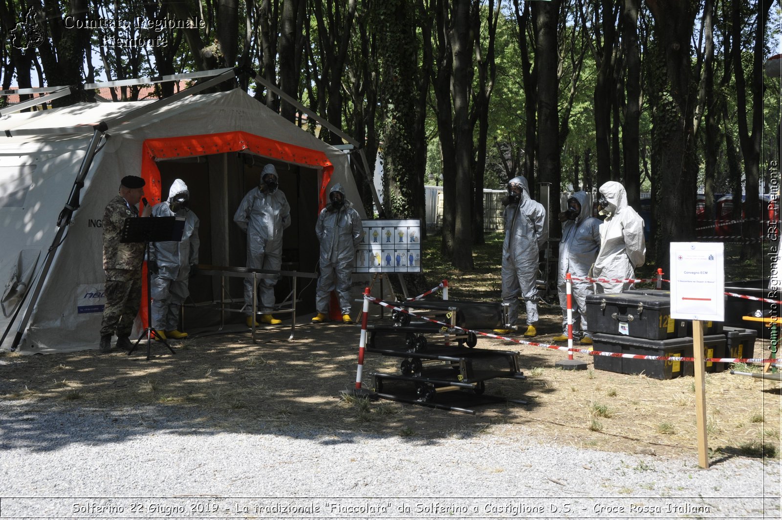 Solferino 22 Giugno 2019 - La tradizionale "Fiaccolata" da Solferino a Castiglione D.S. - Croce Rossa Italiana - Comitato Regionale del Piemonte