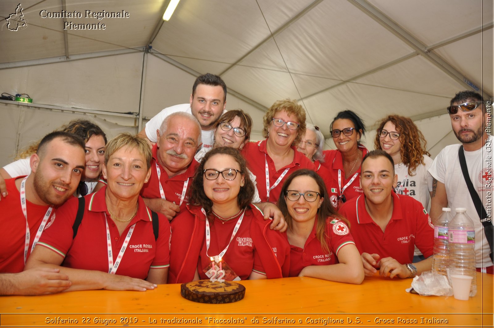 Solferino 22 Giugno 2019 - La tradizionale "Fiaccolata" da Solferino a Castiglione D.S. - Croce Rossa Italiana - Comitato Regionale del Piemonte