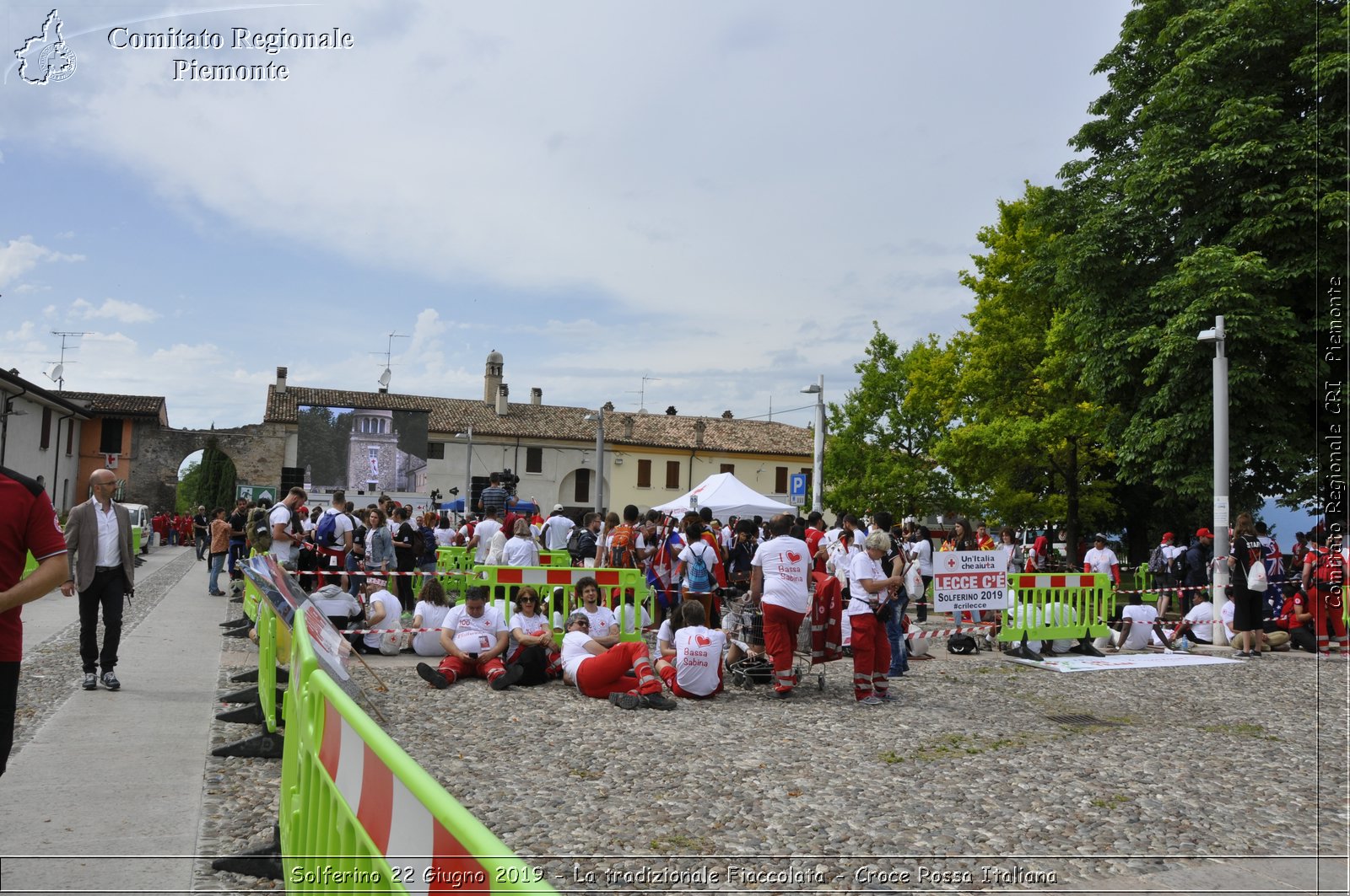 Solferino 22 Giugno 2019 - La tradizionale Fiaccolata - Croce Rossa Italiana - Comitato Regionale del Piemonte