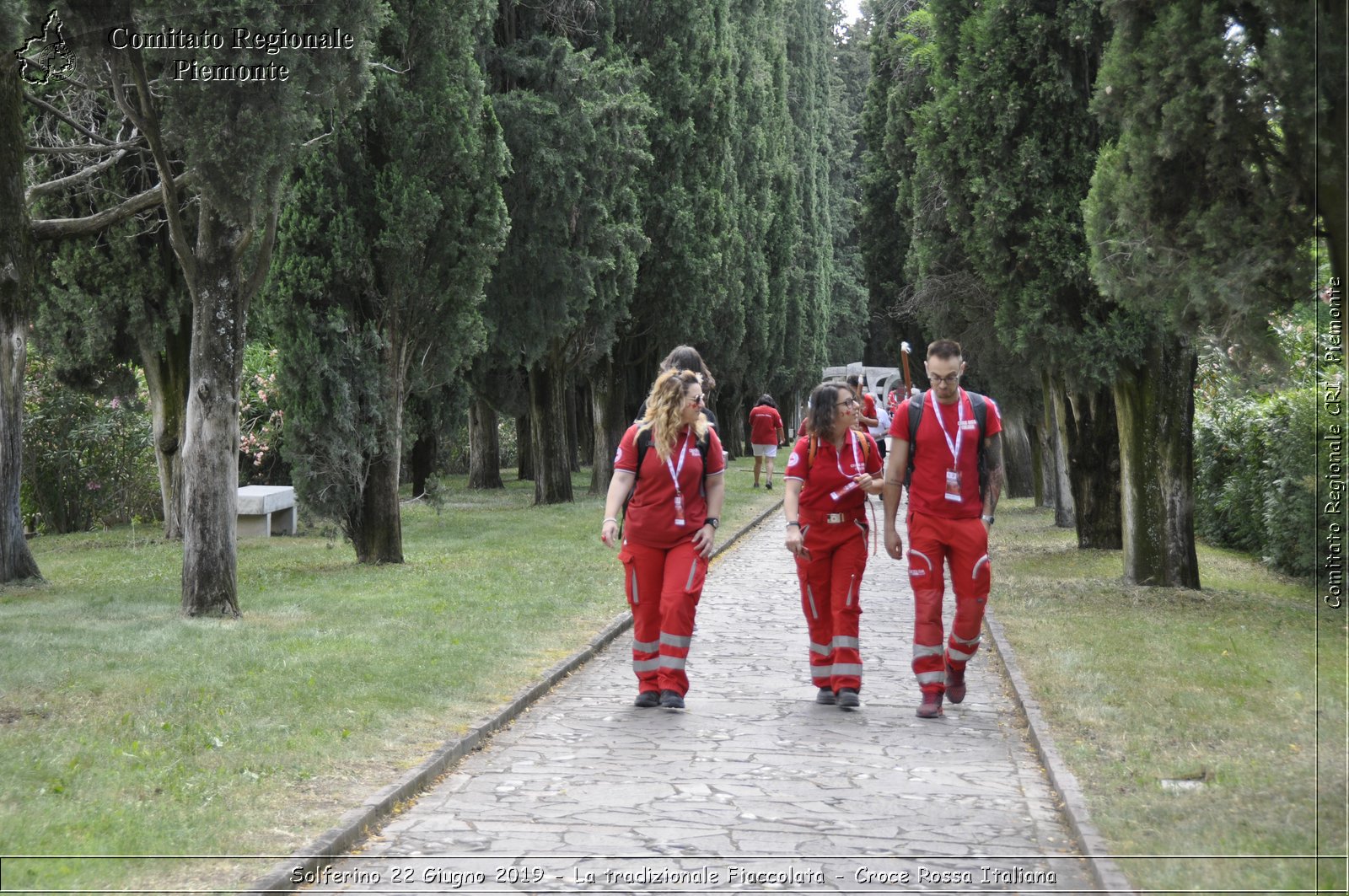 Solferino 22 Giugno 2019 - La tradizionale Fiaccolata - Croce Rossa Italiana - Comitato Regionale del Piemonte