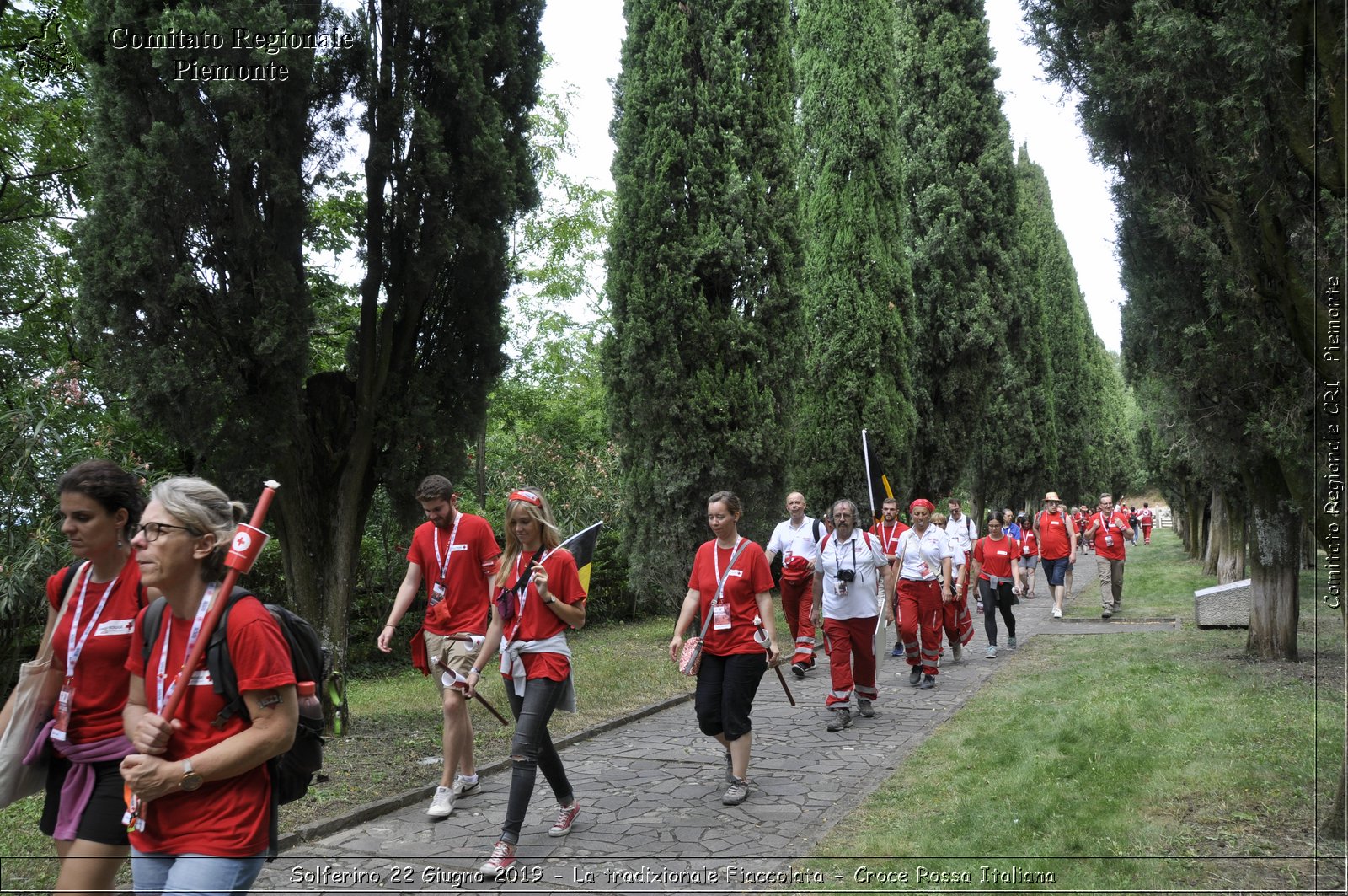 Solferino 22 Giugno 2019 - La tradizionale Fiaccolata - Croce Rossa Italiana - Comitato Regionale del Piemonte