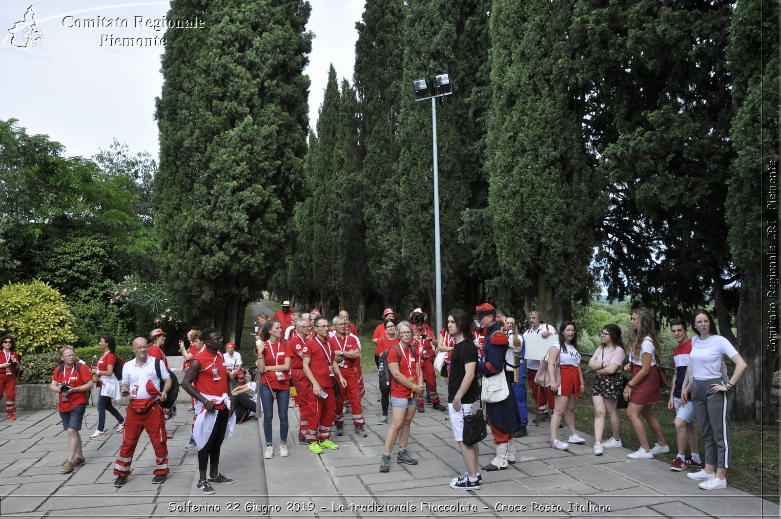 Solferino 22 Giugno 2019 - La tradizionale Fiaccolata - Croce Rossa Italiana - Comitato Regionale del Piemonte