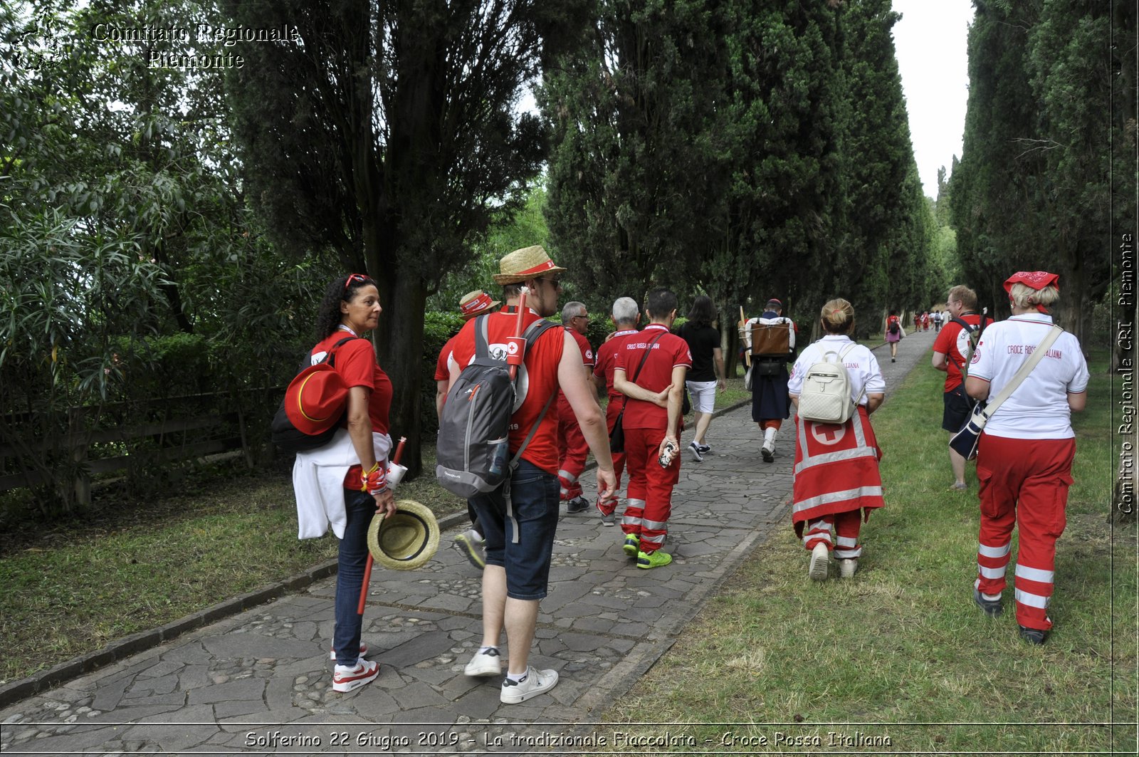 Solferino 22 Giugno 2019 - La tradizionale Fiaccolata - Croce Rossa Italiana - Comitato Regionale del Piemonte