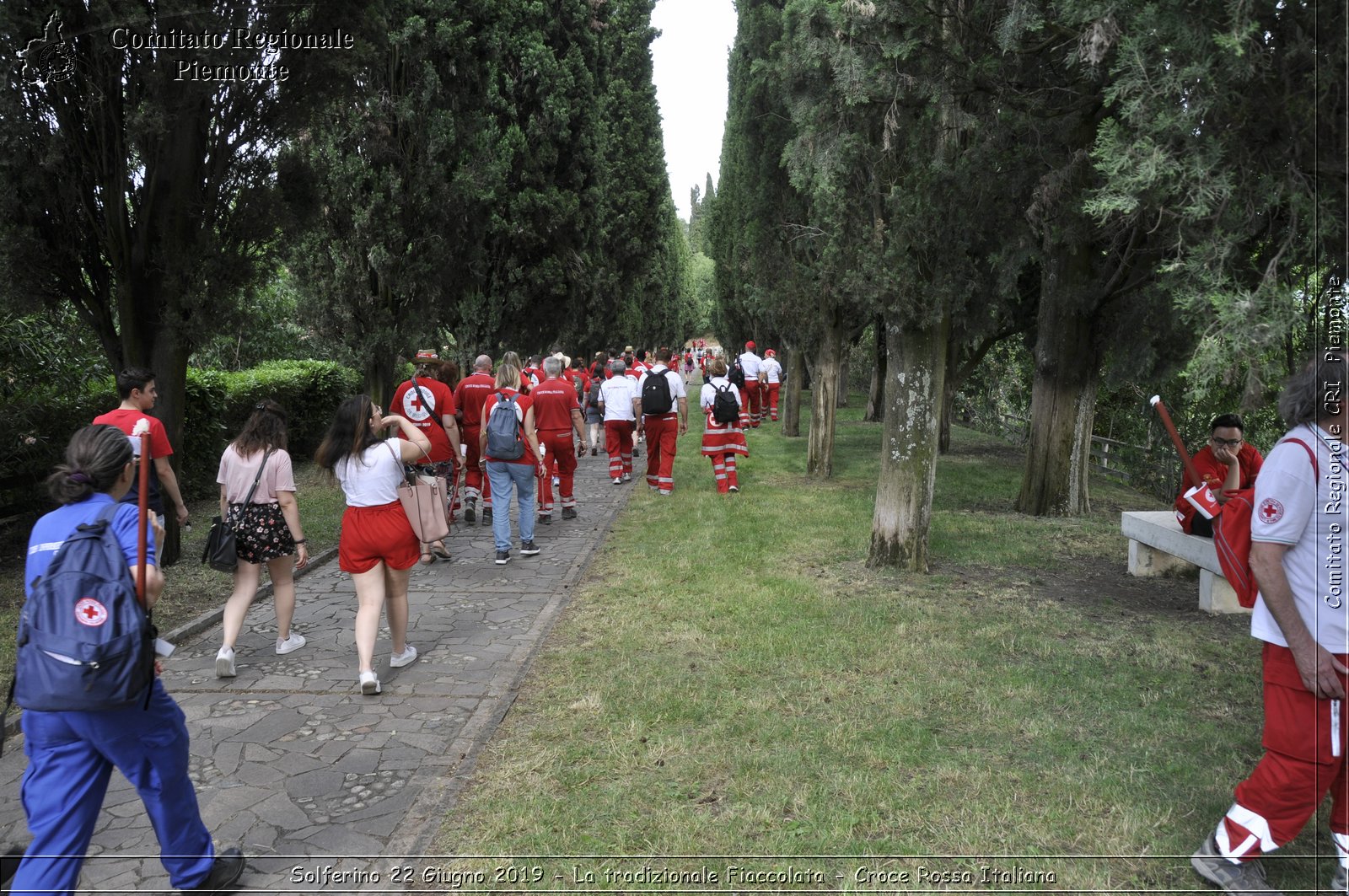 Solferino 22 Giugno 2019 - La tradizionale Fiaccolata - Croce Rossa Italiana - Comitato Regionale del Piemonte