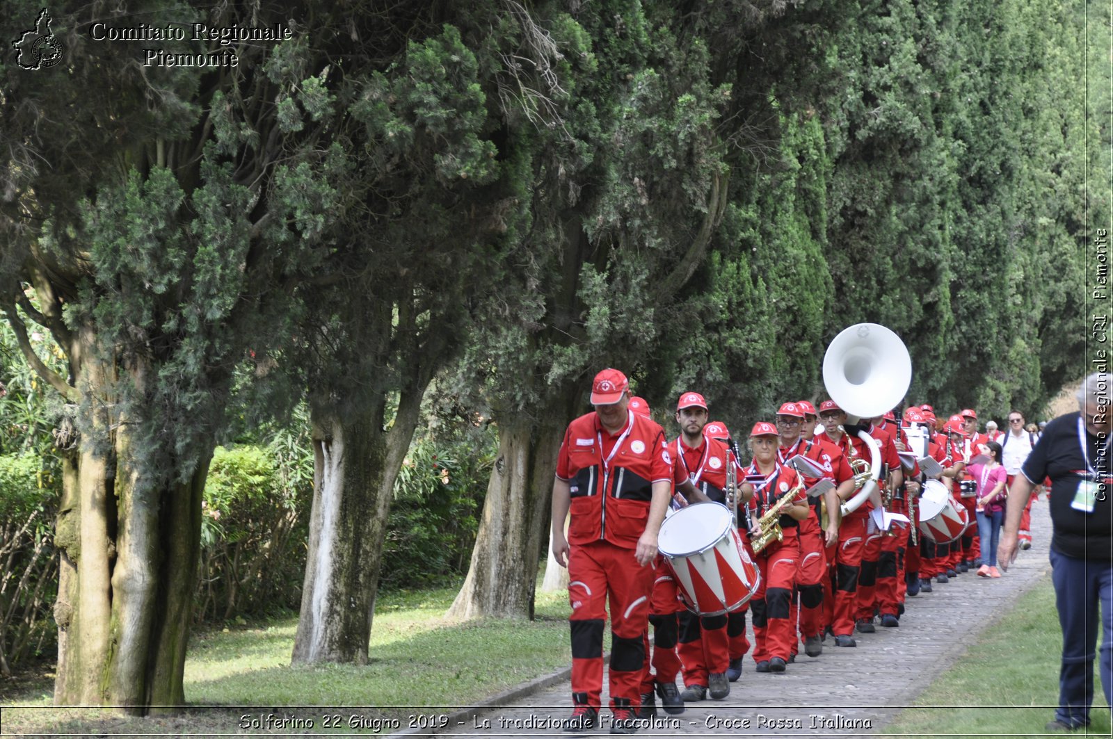 Solferino 22 Giugno 2019 - La tradizionale Fiaccolata - Croce Rossa Italiana - Comitato Regionale del Piemonte