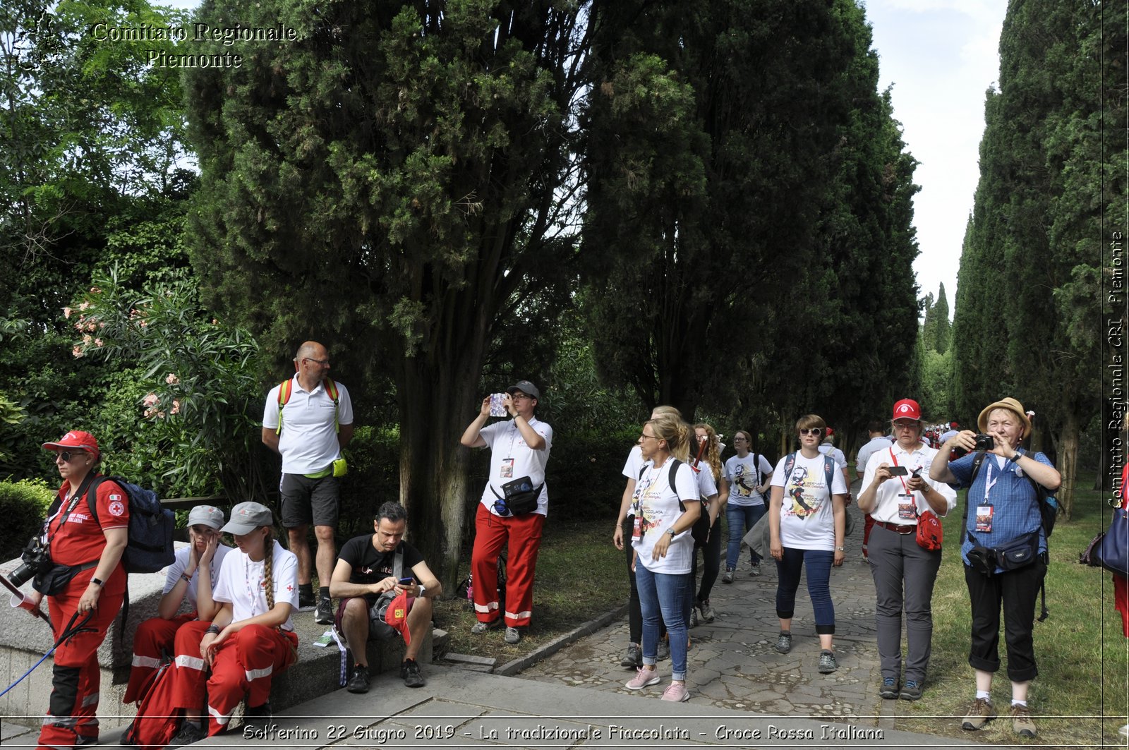 Solferino 22 Giugno 2019 - La tradizionale Fiaccolata - Croce Rossa Italiana - Comitato Regionale del Piemonte