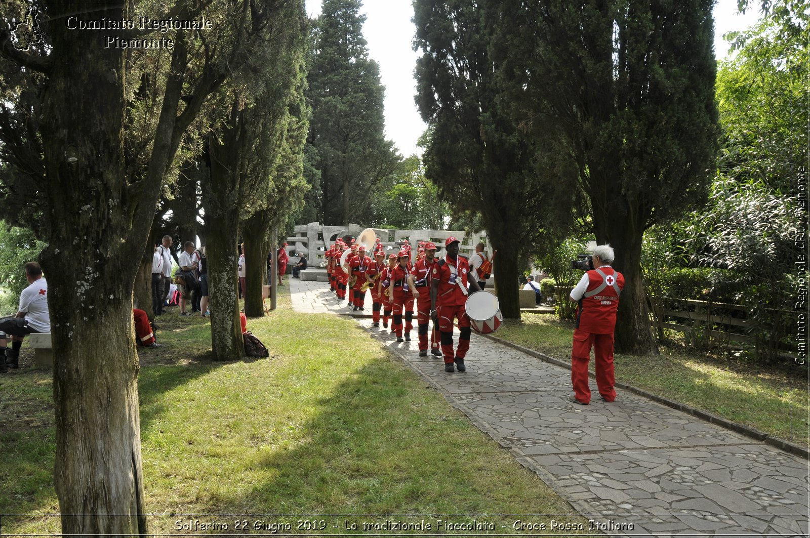 Solferino 22 Giugno 2019 - La tradizionale Fiaccolata - Croce Rossa Italiana - Comitato Regionale del Piemonte