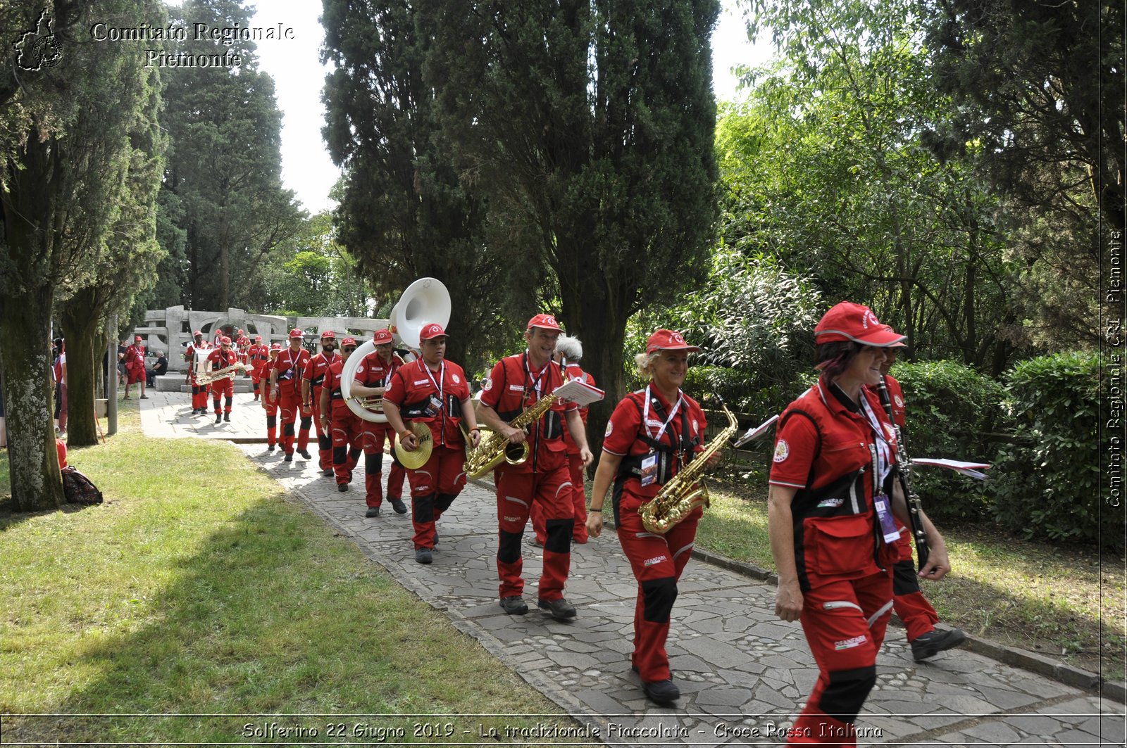 Solferino 22 Giugno 2019 - La tradizionale Fiaccolata - Croce Rossa Italiana - Comitato Regionale del Piemonte