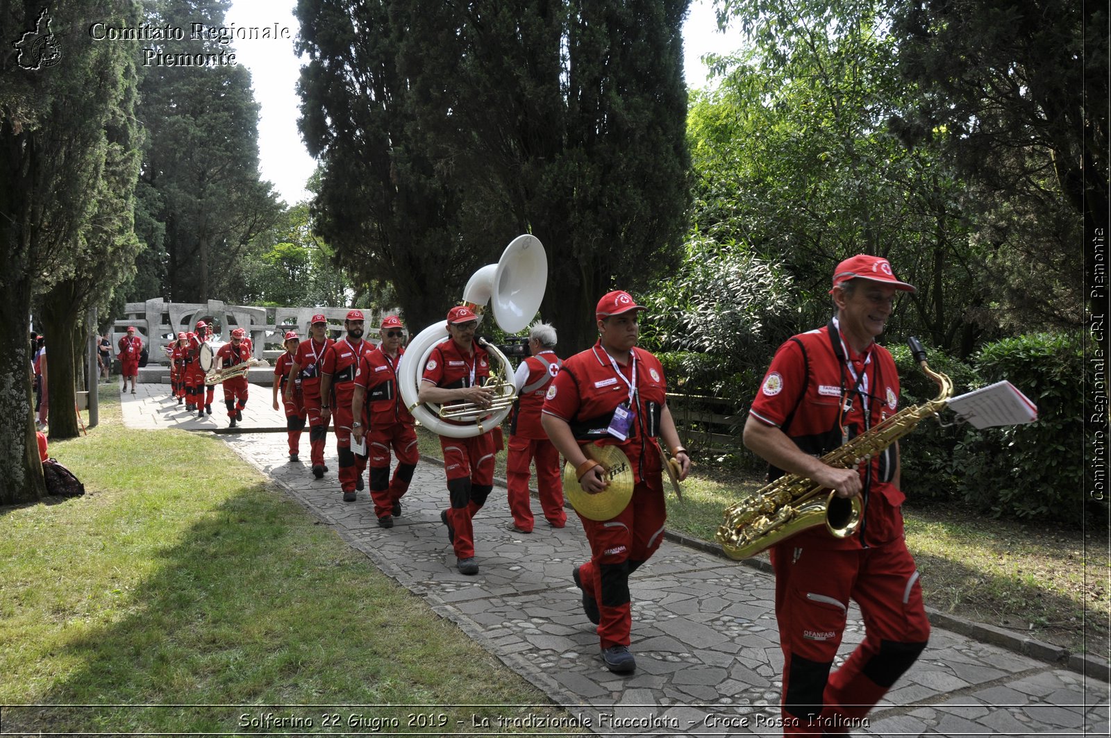 Solferino 22 Giugno 2019 - La tradizionale Fiaccolata - Croce Rossa Italiana - Comitato Regionale del Piemonte